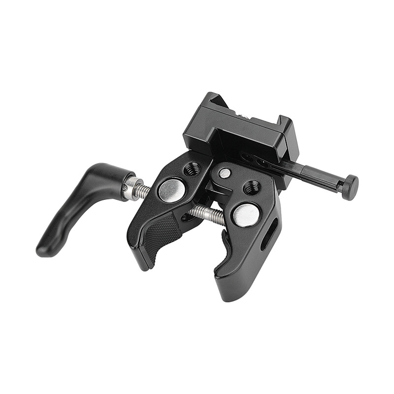 CAMVATE Aluminum Super Crab Gripper + V-Lock Mount QR Adapter For Camera Battery