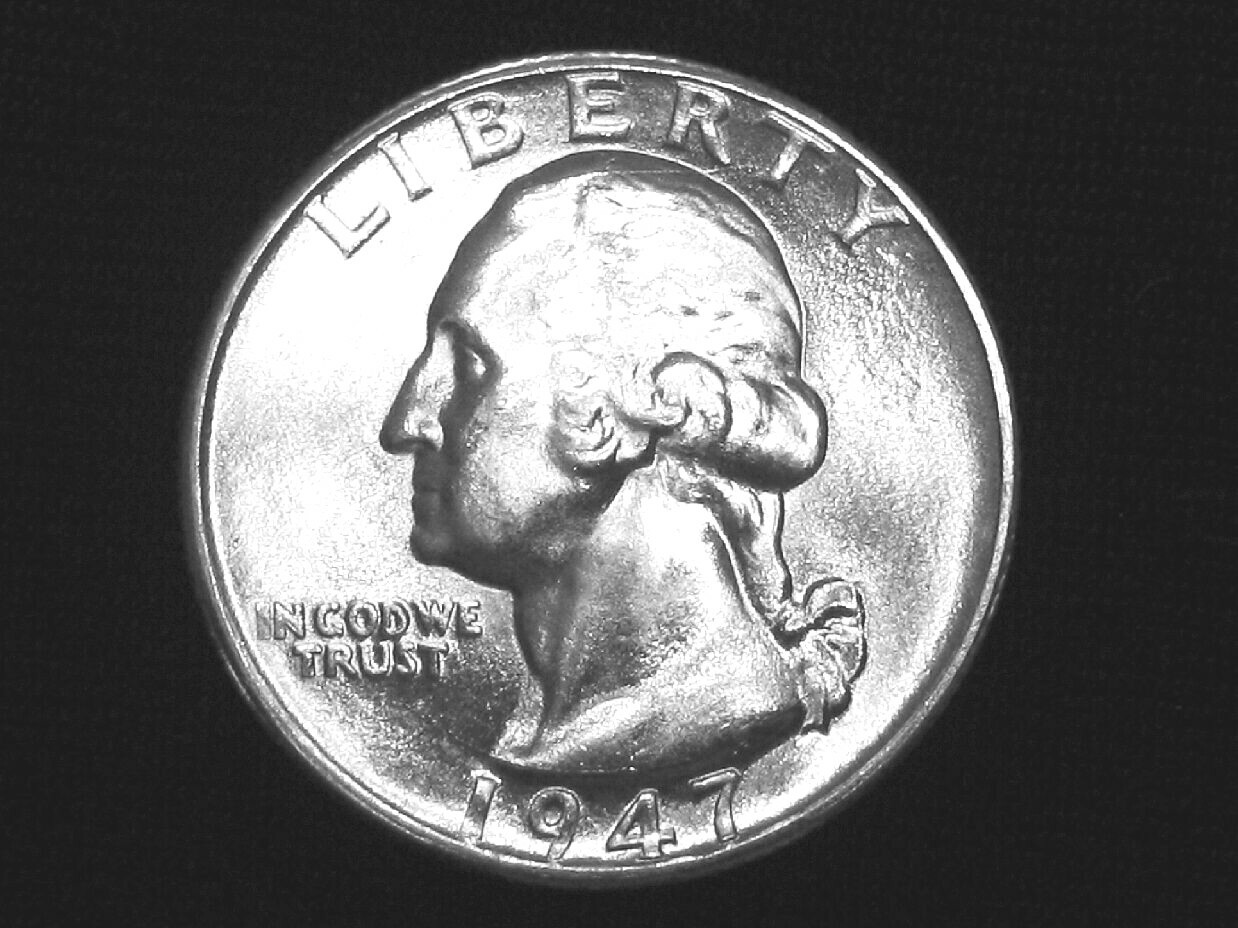 1947-D Washington Quarter --- Gem Uncirculated