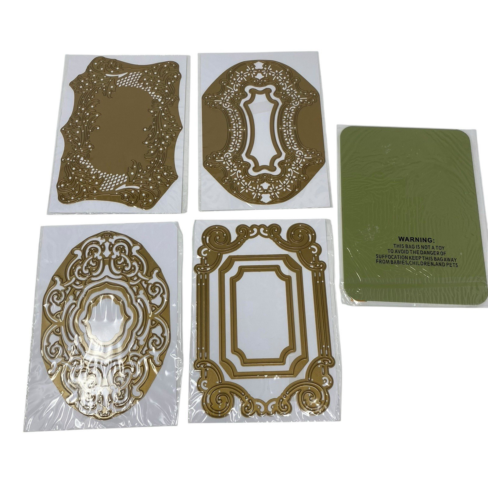 Anna Griffin ORNATE FRAMES  Cut and Emboss Dies Lot Complete Set  RARE new