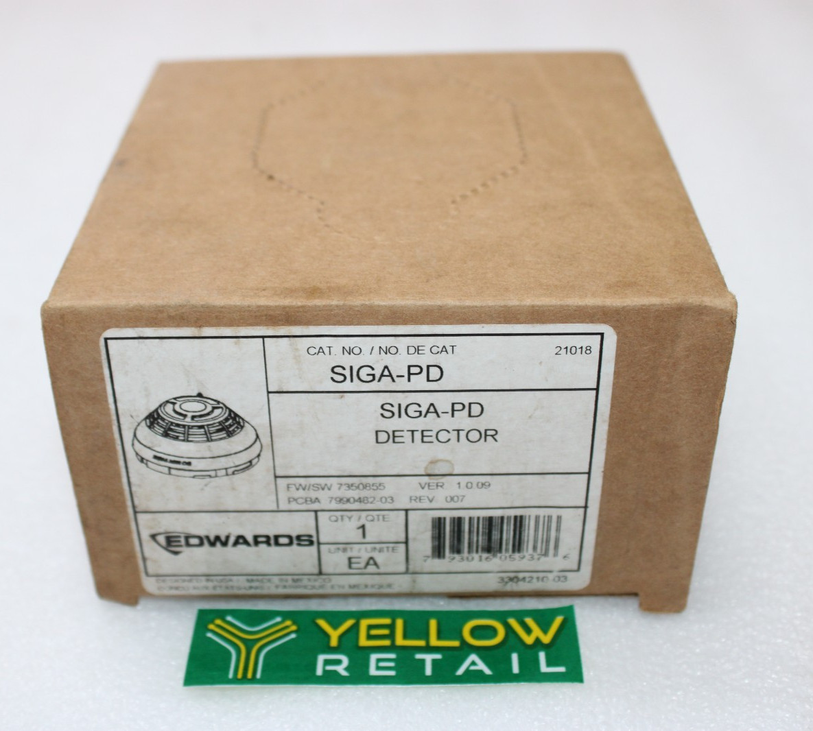 EDWARDS SIGA-PD INTELLIGENT OPTICAL SMOKE DETECTOR