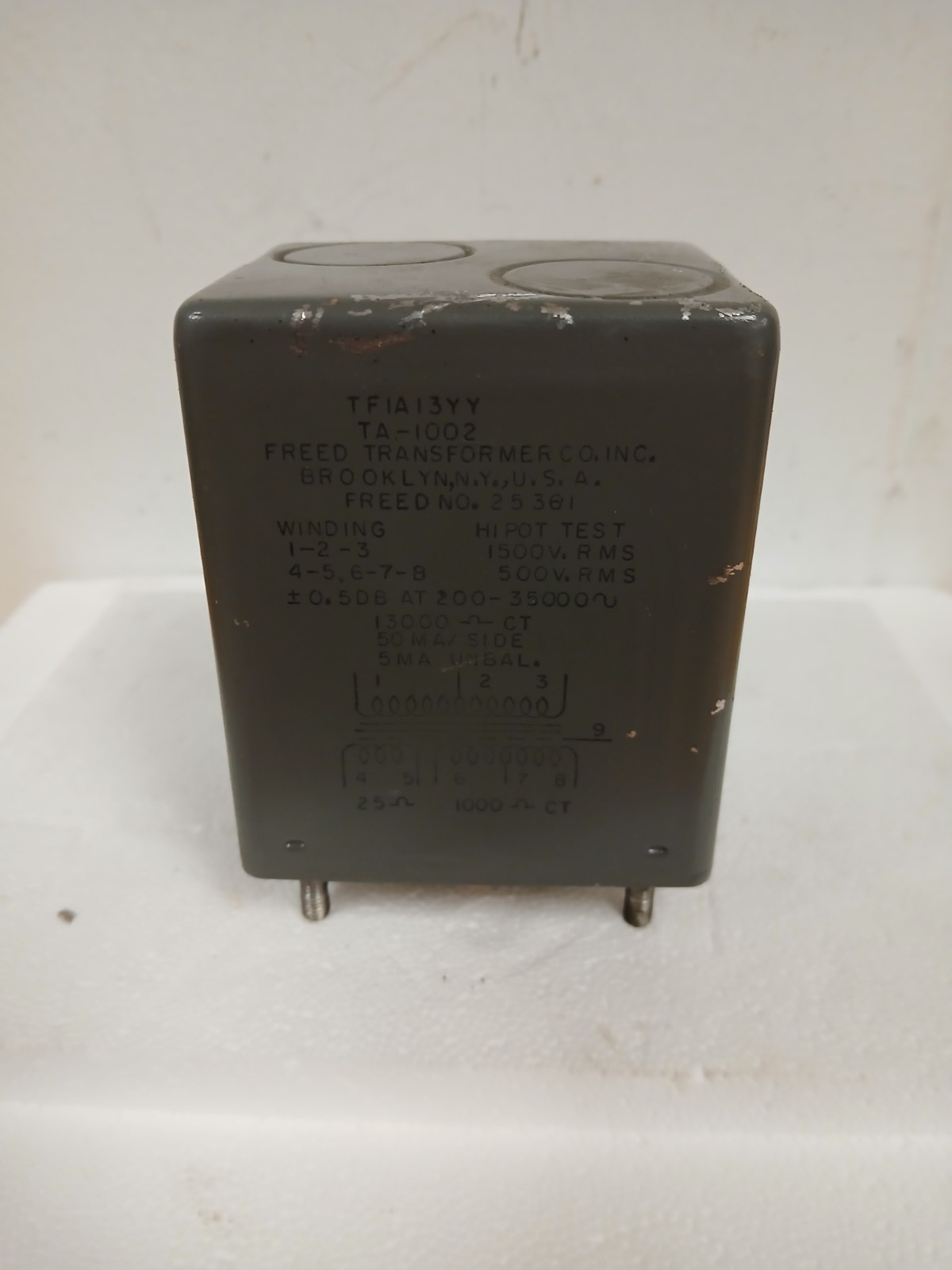 Freed Output Transformer Plate to Line Tube Audio