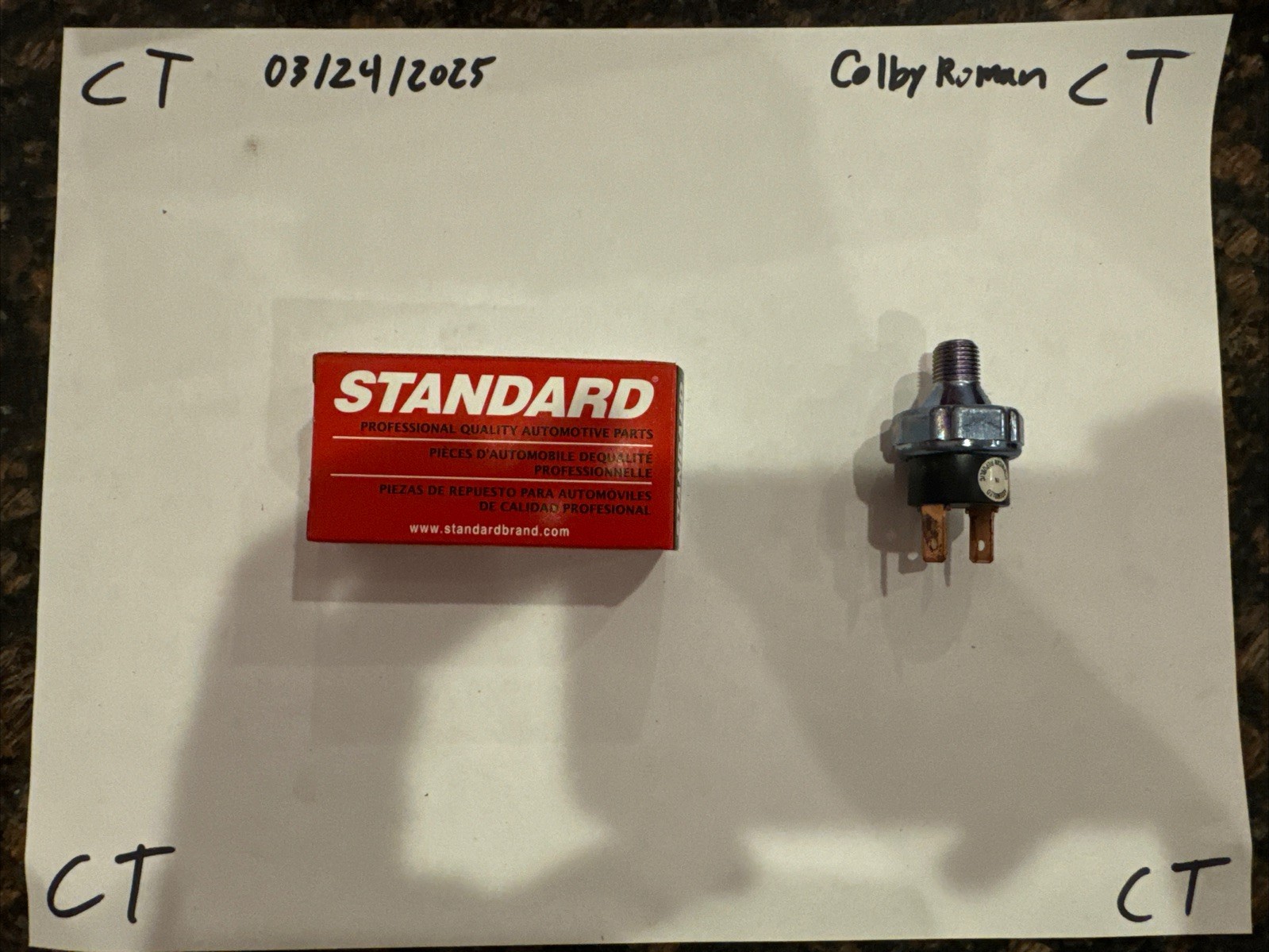 Chrysler Dodge Plymouth 1982-86 Standard Oil Pressure Switch PS132