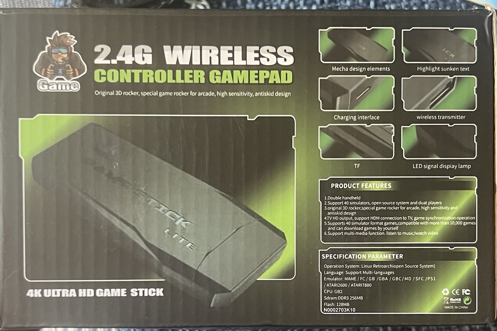 Funtell Wireless Retro Game Console New In Box Open Box