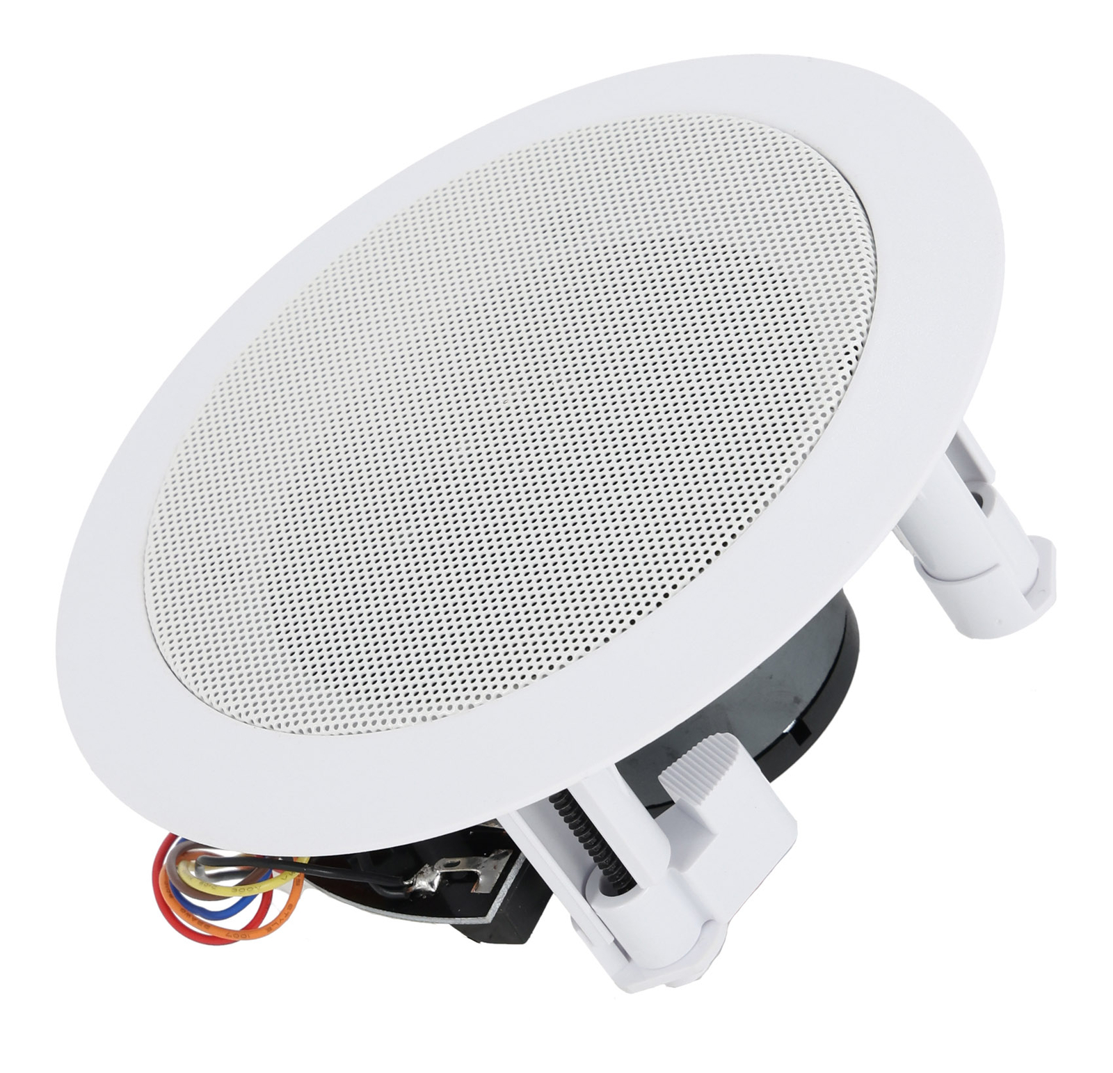 10) Rockville CC4T White 4" Commercial 70v Ceiling Speakers For Restaurant/Cafe