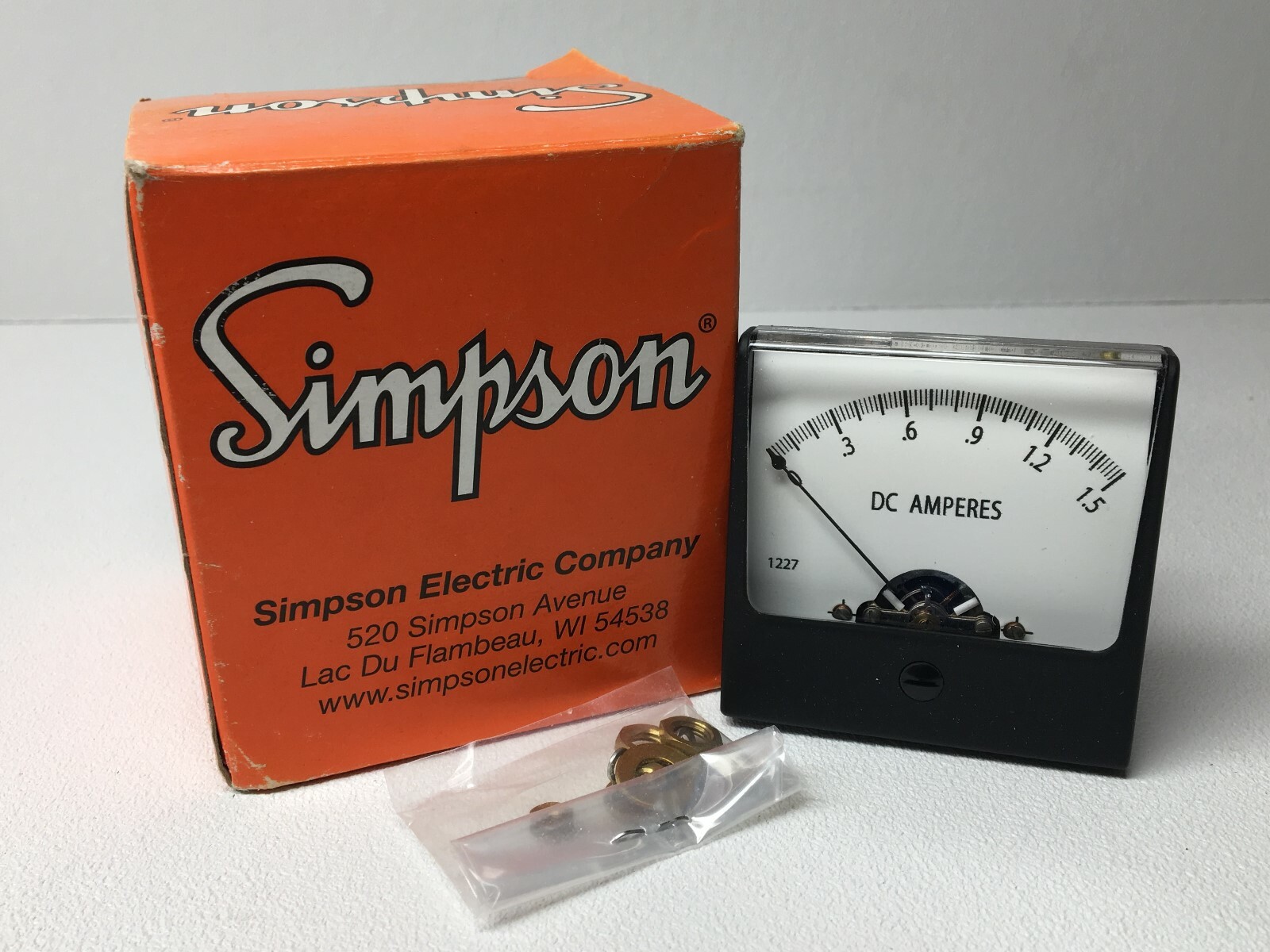 New!  Simpson 02450 Panel Meter (#6145)