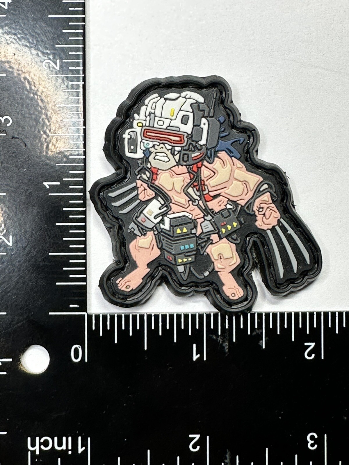 Weapon X Wolverine marvel pvc rubber morale ranger eye patch Edc
