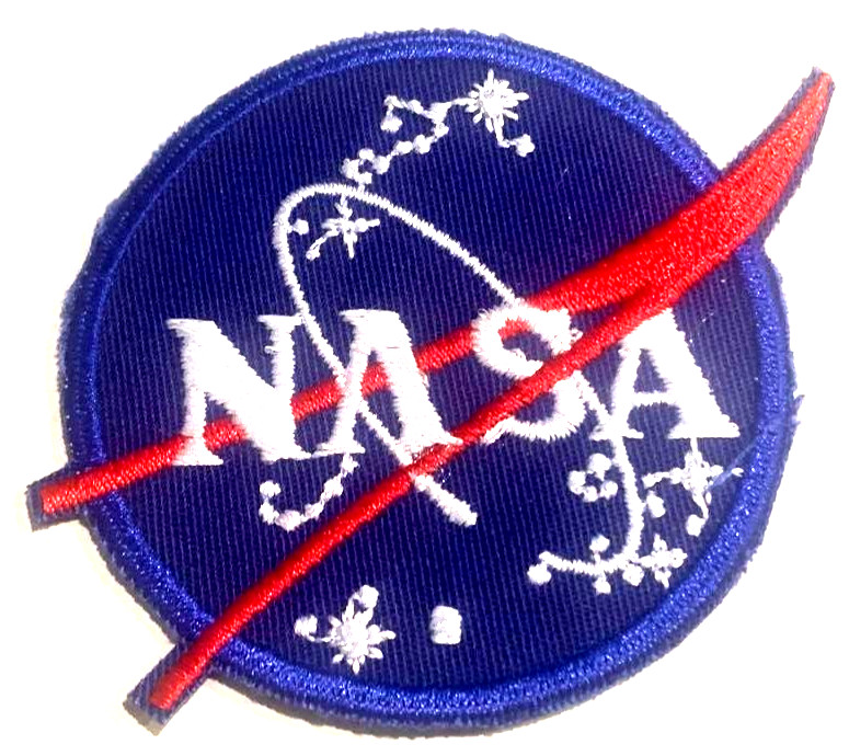 NASA Vector Logo 3" Round Cloth Patch