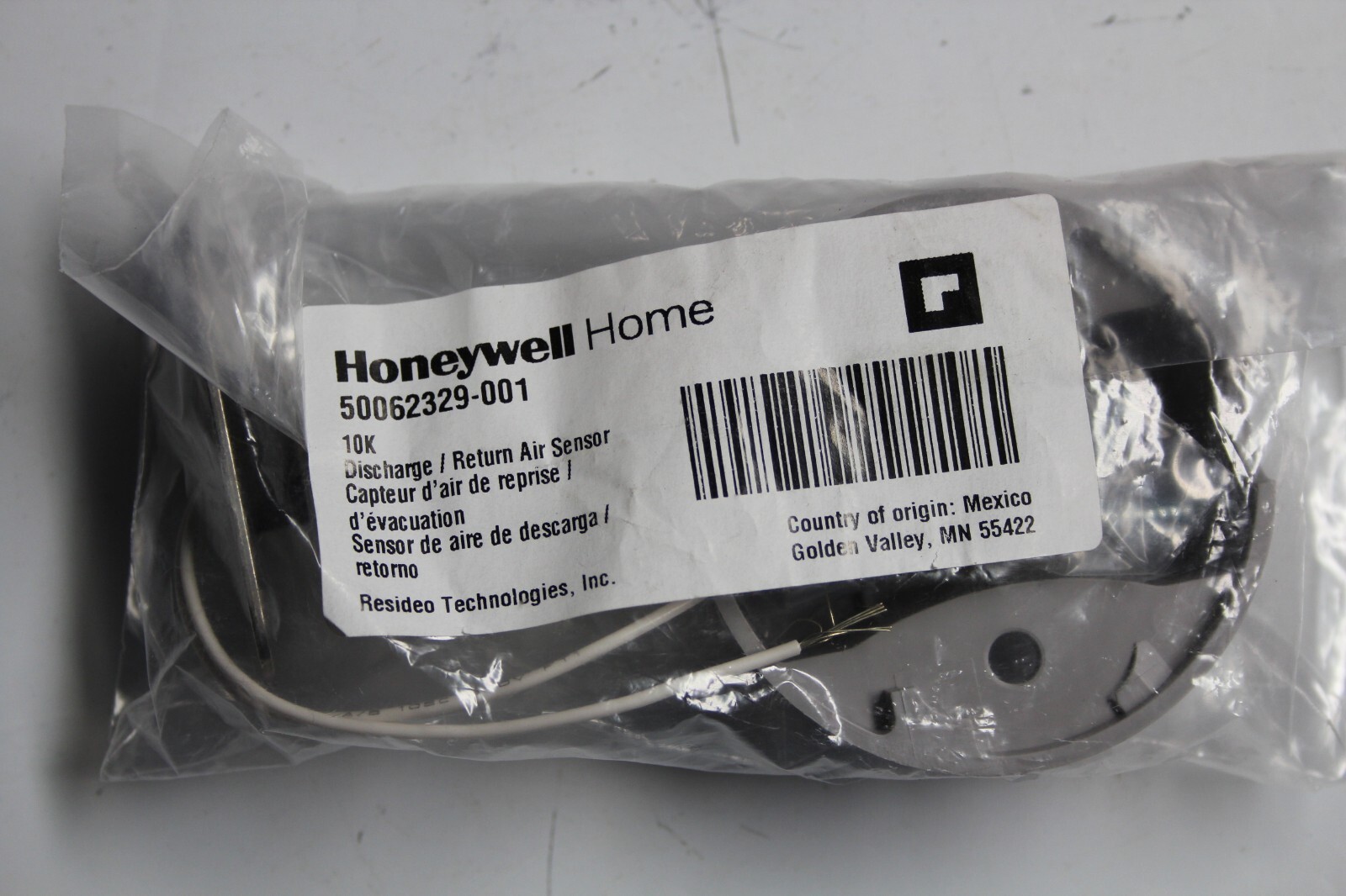 HONEYWELL 50062329-001 10K DISCHARGE RETURN AIR SENSOR RESIDEO TECHNOLOGIES