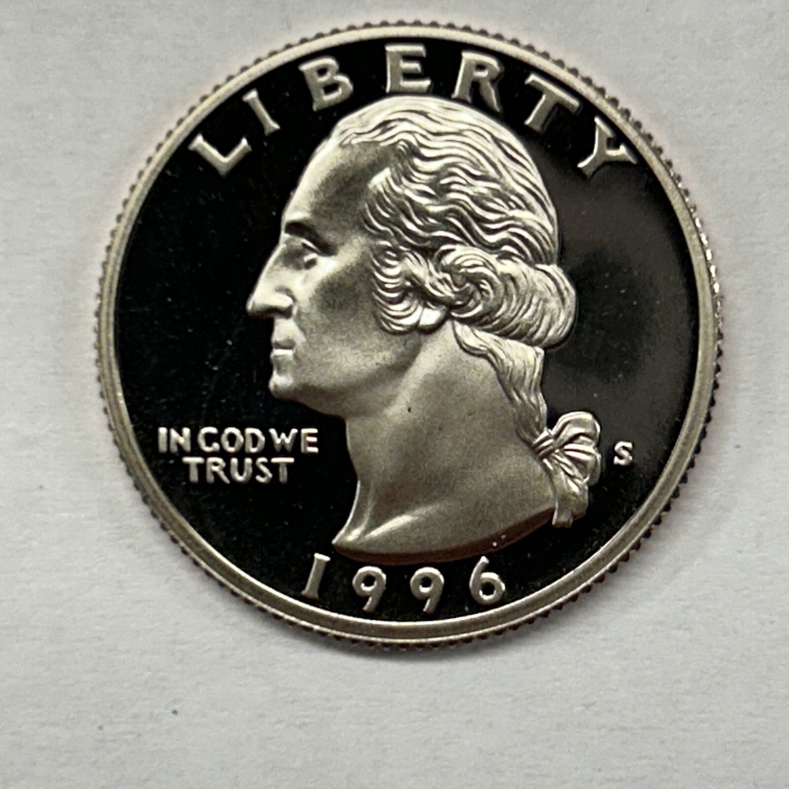 1996 S Washington Proof Quarter from Proof Set
