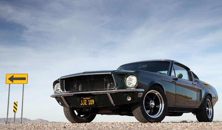 Bullitt | Steve McQueen's Mustang | JJZ 109 | STAMPED Prop License Plate Combo