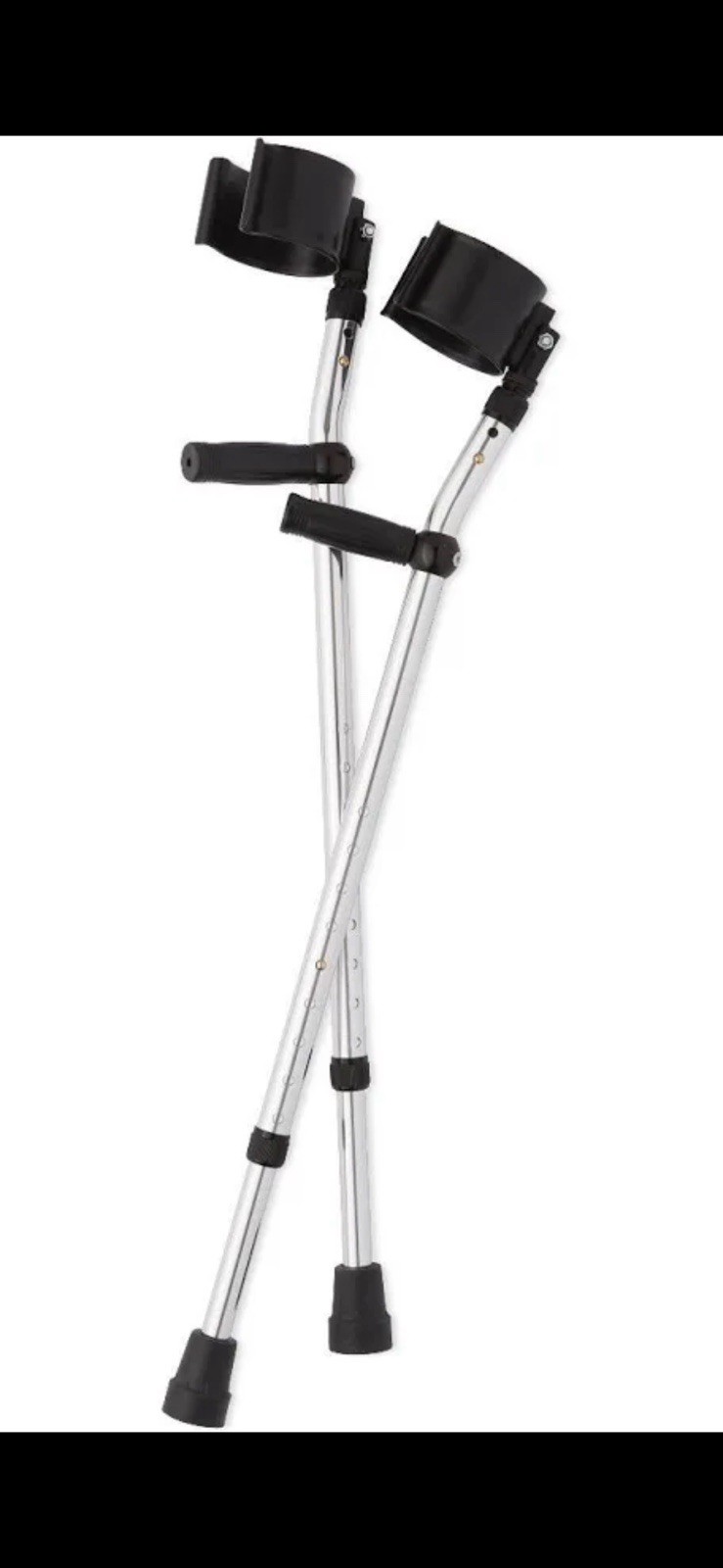 Medline Guardian G05162Y Forearm Crutches, Youth
