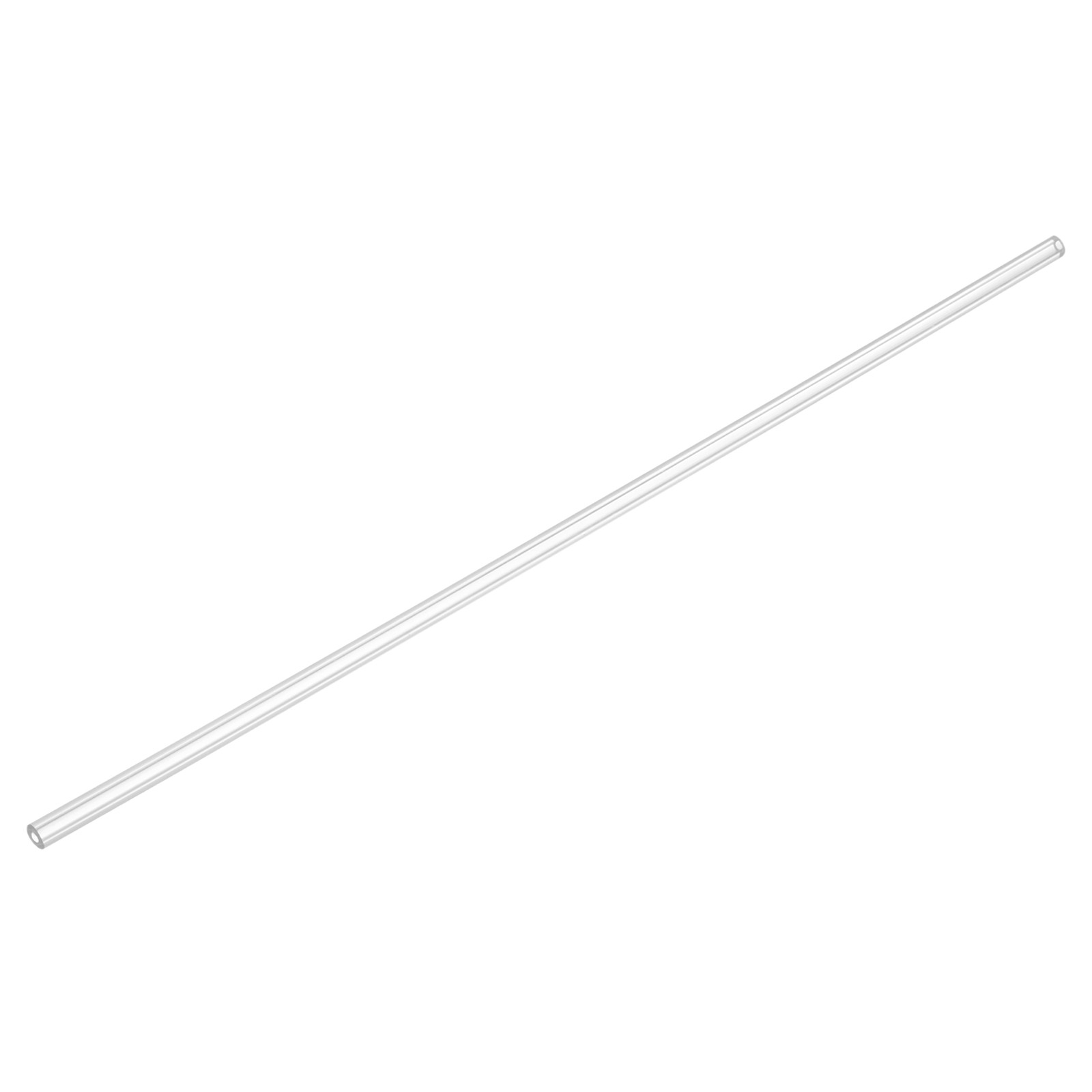 Clear Rigid Tubing 2mm x 6mm x 1Ft Length Round Plastic Polycarbonate Tube