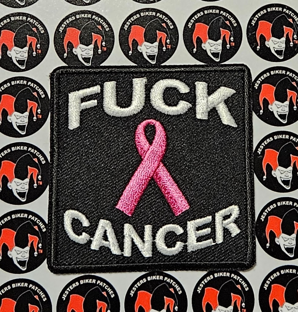 Cancer Awareness Pink Ribbon Embroidered Patch RBN007