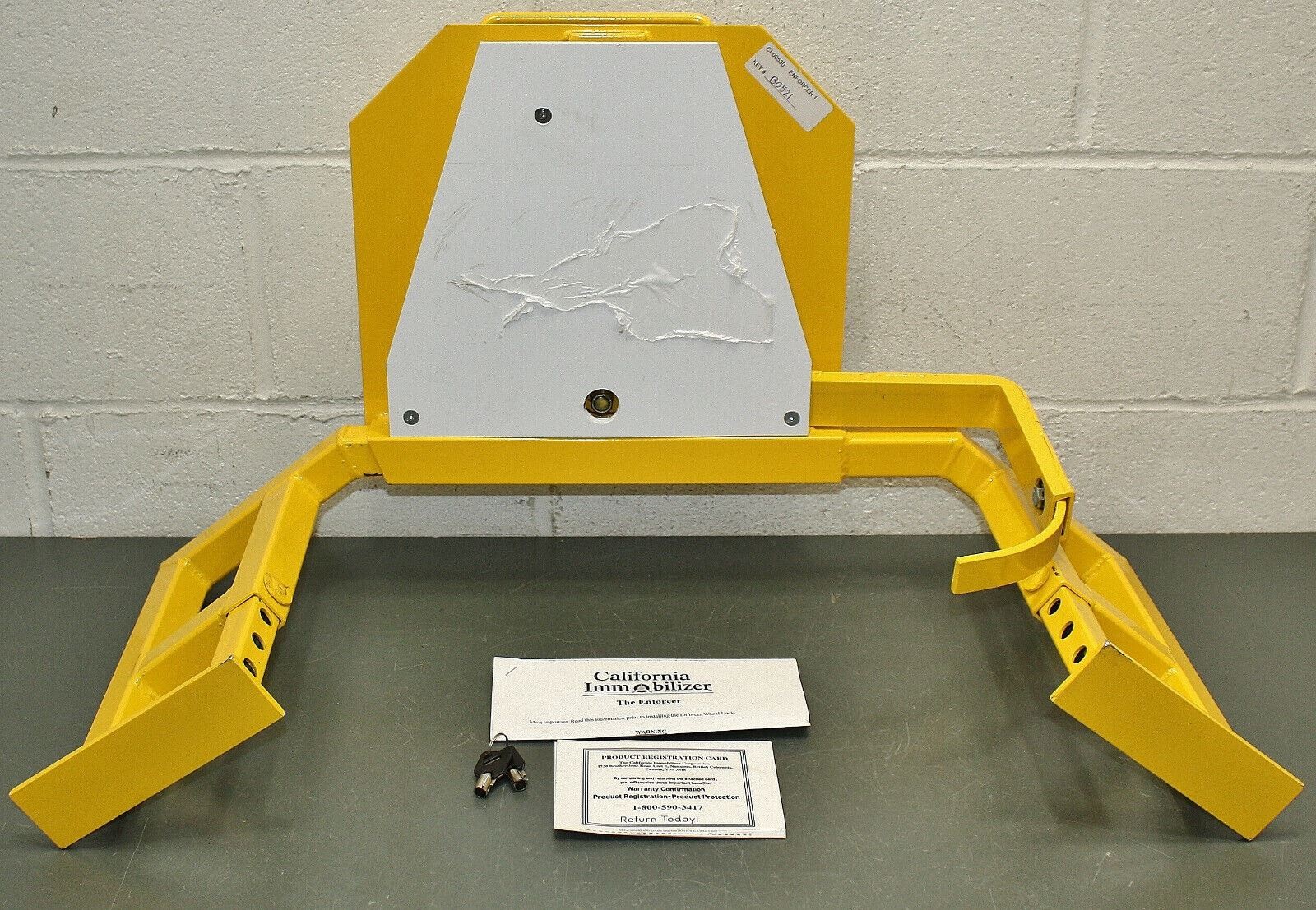 California Immobilizer Wheel Clamp Lock CI00530, Enforcer Type 1, 18" to 24"