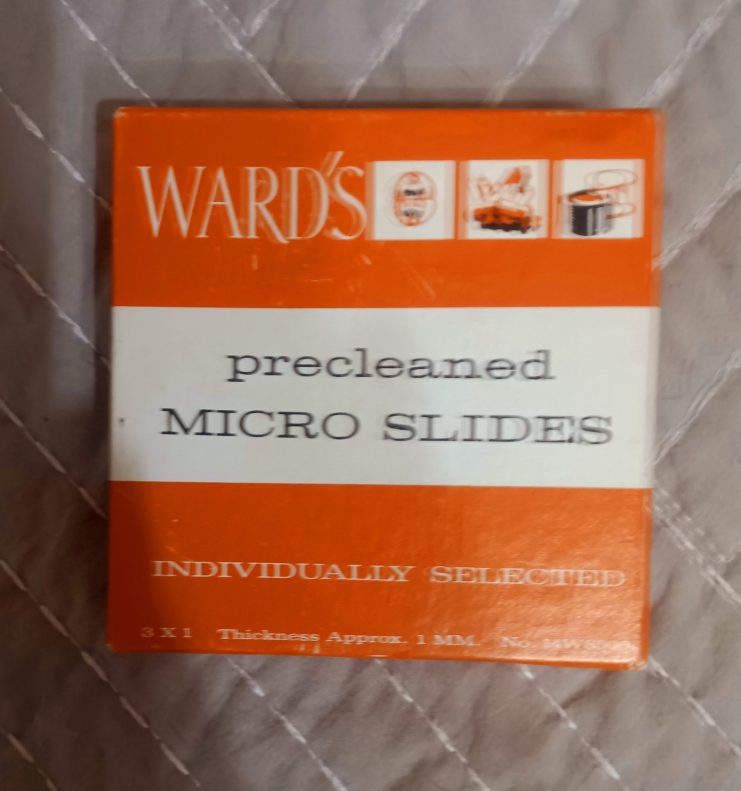 Microscope Slides 50 Pcs Pre-Cleaned Blank Ground Edges 25.4mmx76.2mm (3"x1")