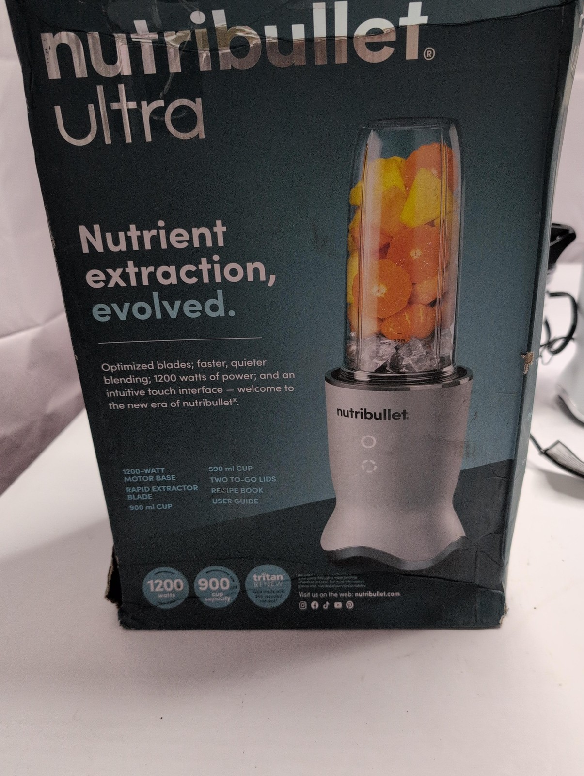 Nutribullet , Ultra Single Serve Blender, Pearl White