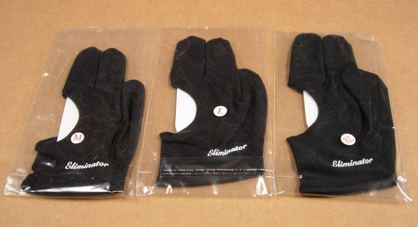 M Pool Glove, Eliminator Billiard Glove, size M, Medium