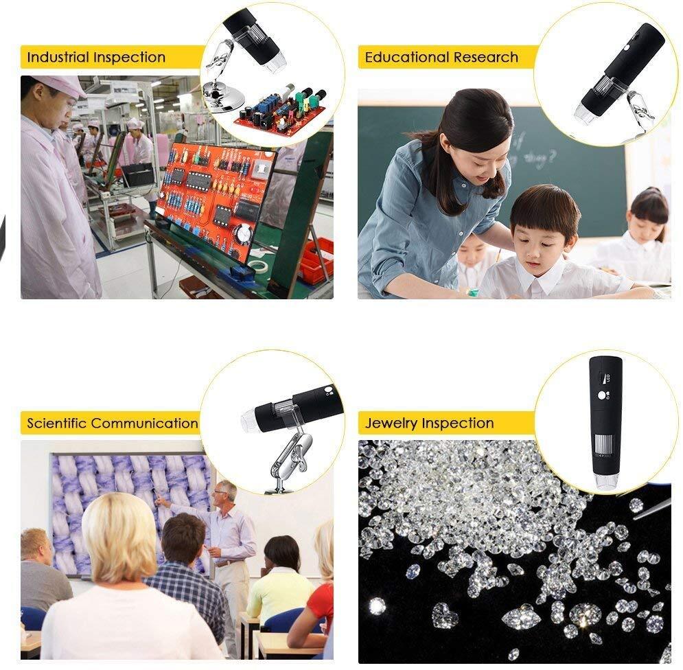 1600X 3-IN-1 Zoom 8 LED USB Microscope Digital Magnifier Endoscope Video Camera