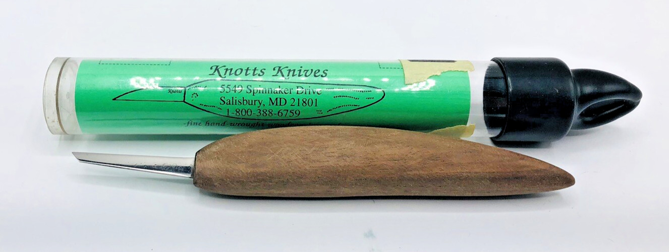 KNOTTS KNIVES WOOD CARVING KNIFE WOODCARVING ORIGINAL rare whittling bird decoy