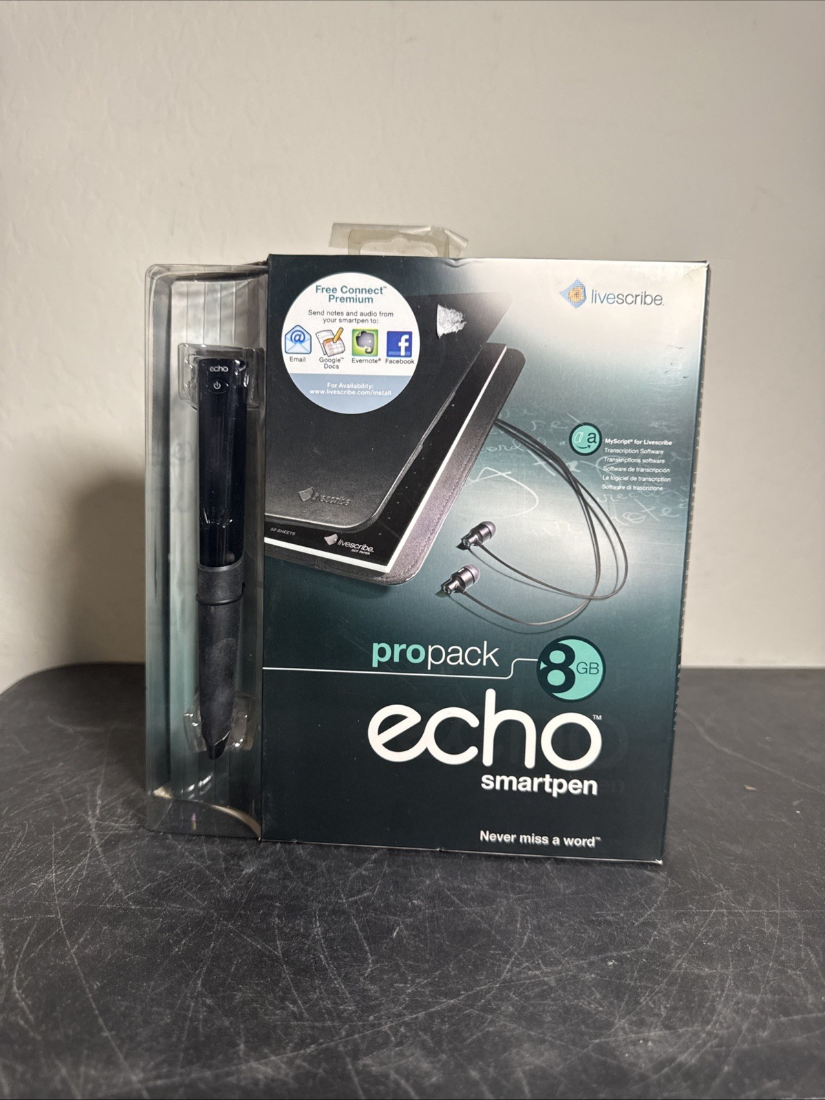Echo Smart Pen Pro Pack 8GB Untested Read