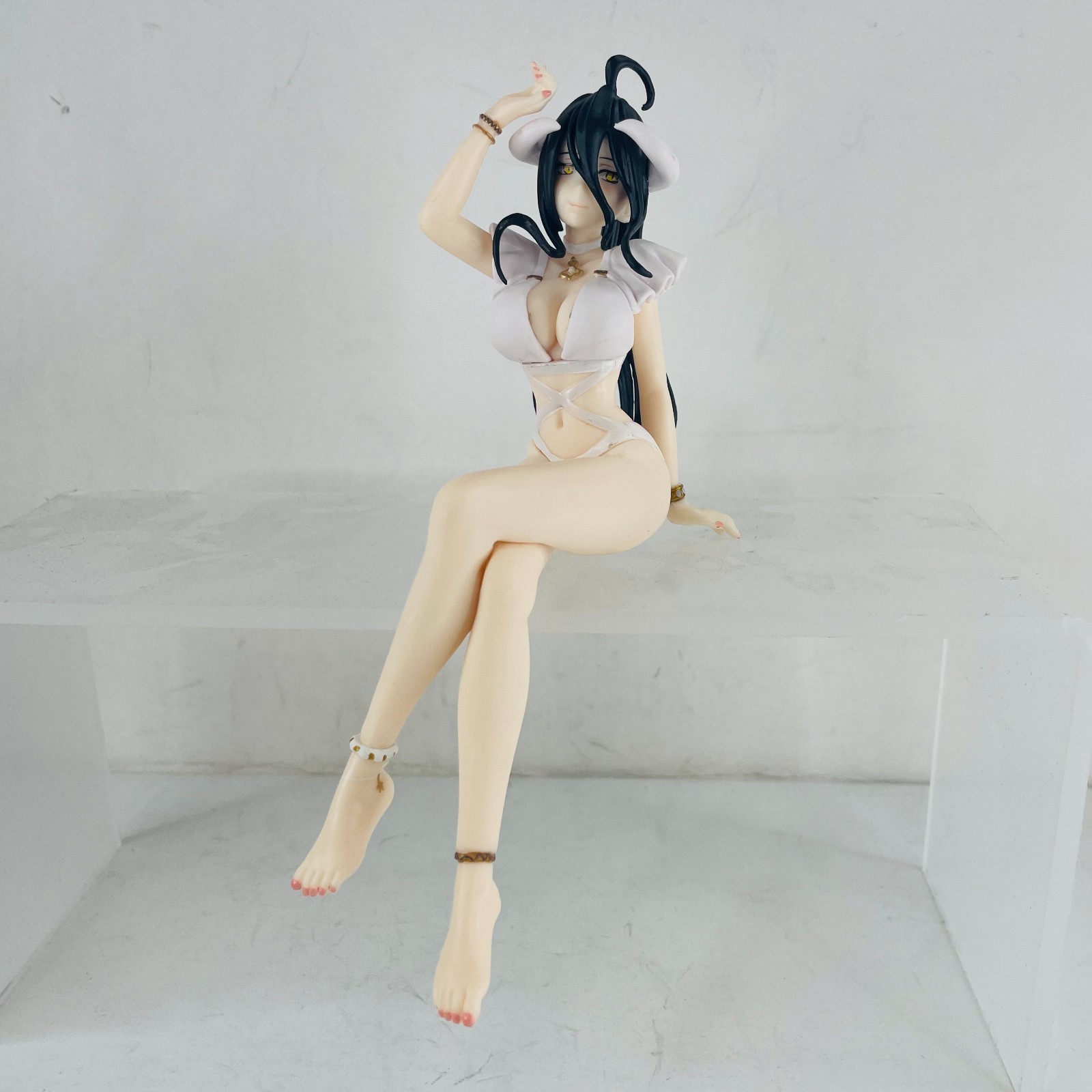 Overlord Overseer of the Guardians Albedo Figure Cup Noodle Stopper Figure Toy