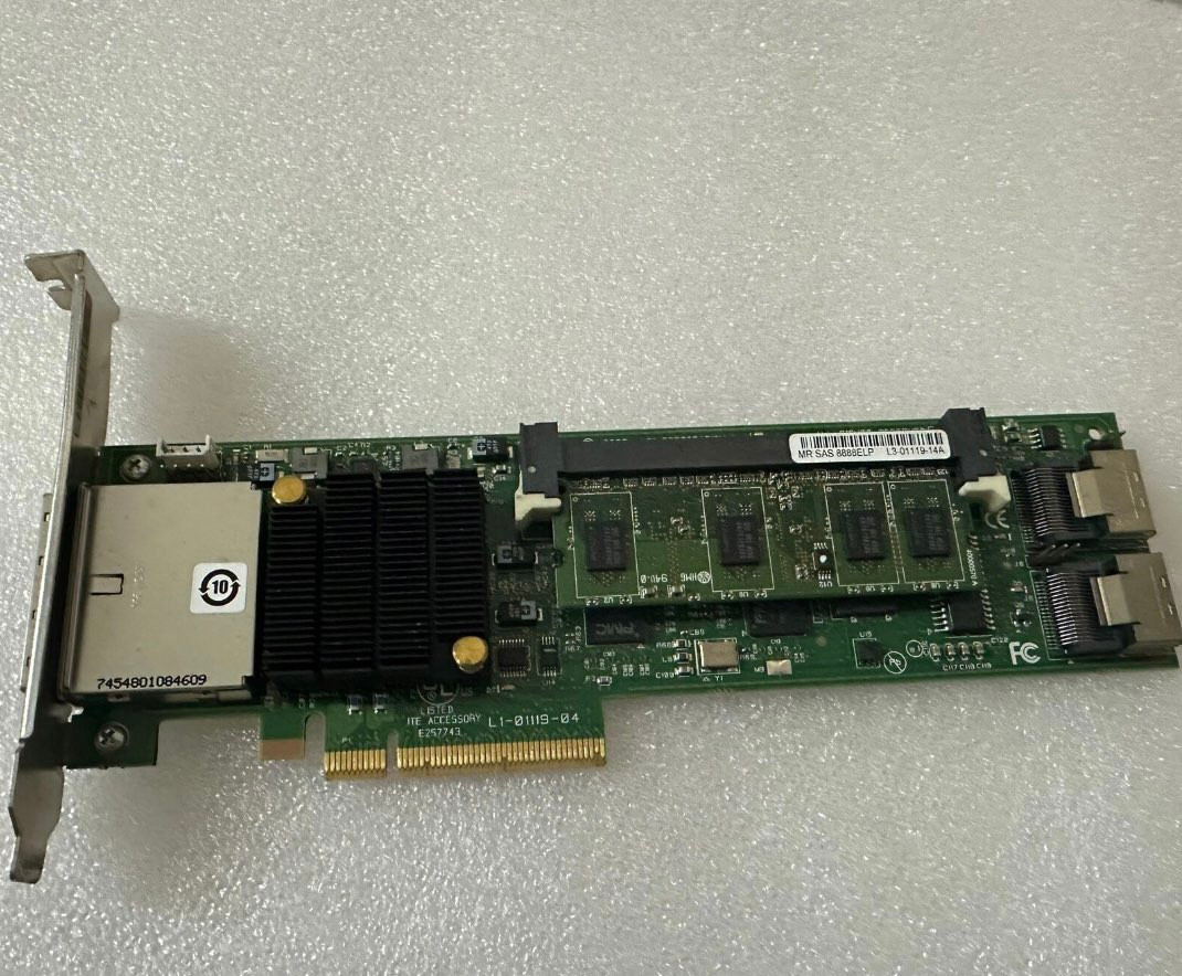 1PCS LSI MR SAS 8888ELP with 512M Cache SAS/SATAII Array Card