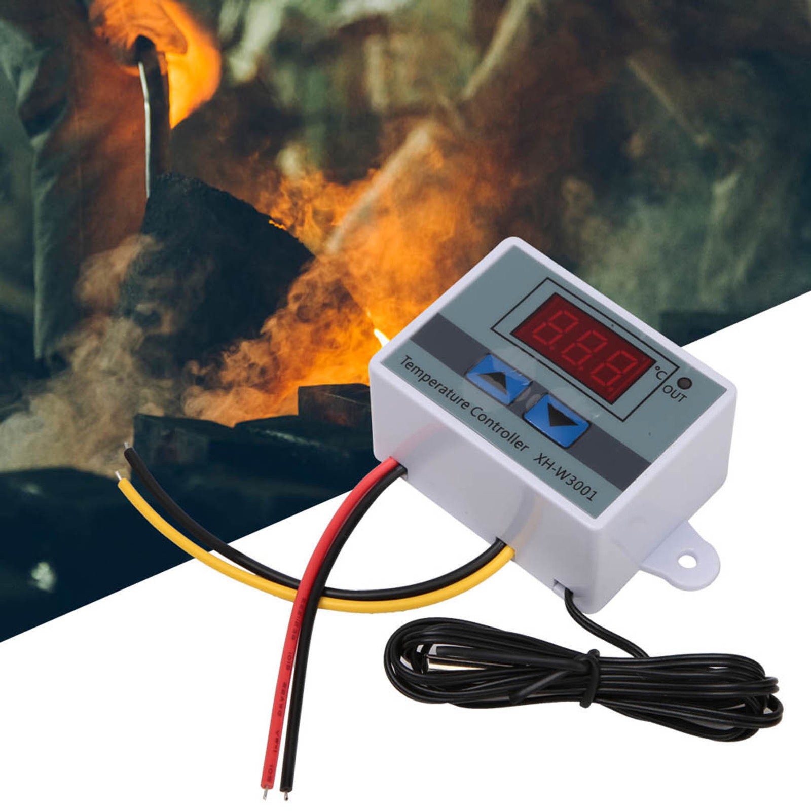 1 Digital Temperature Controller Waterproof Thermostat Switch For Hatching
