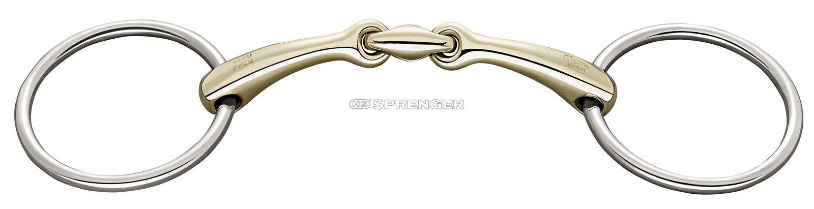 Sprenger Dynamic RS Water Snaffle 16mm Sensogan Double Broken