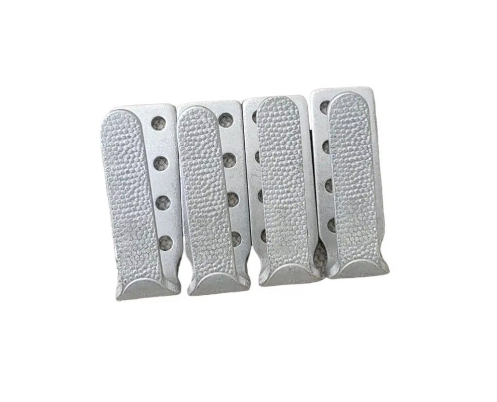 050265  WWII GERMAN EM PEBBLE GRAIN DRESS TUNIC WAIST BELT RAMPS HOOKS 4PCS