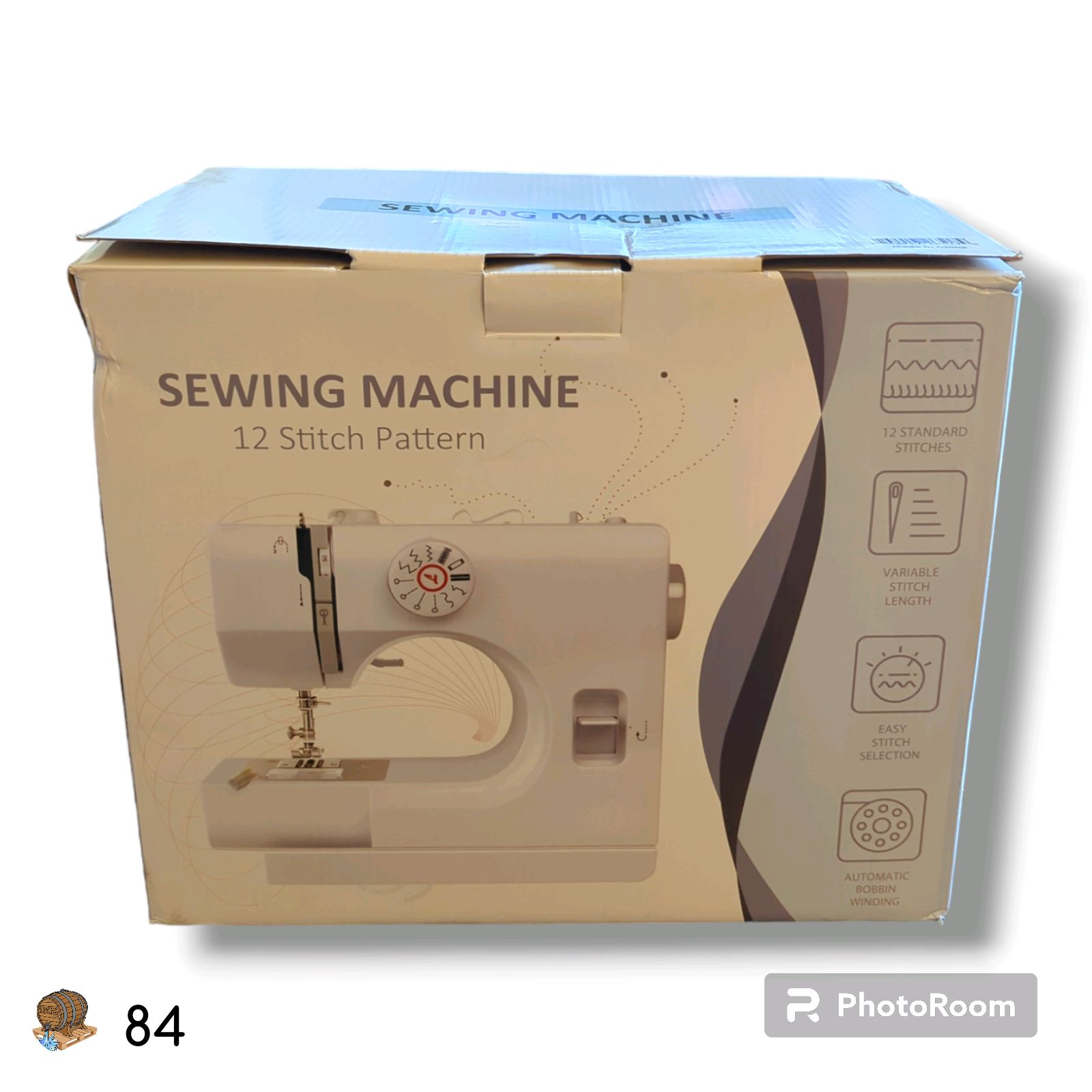 Mini Sewing Machine for Beginners with 42 pc Kit & 12 Built-in Stitches