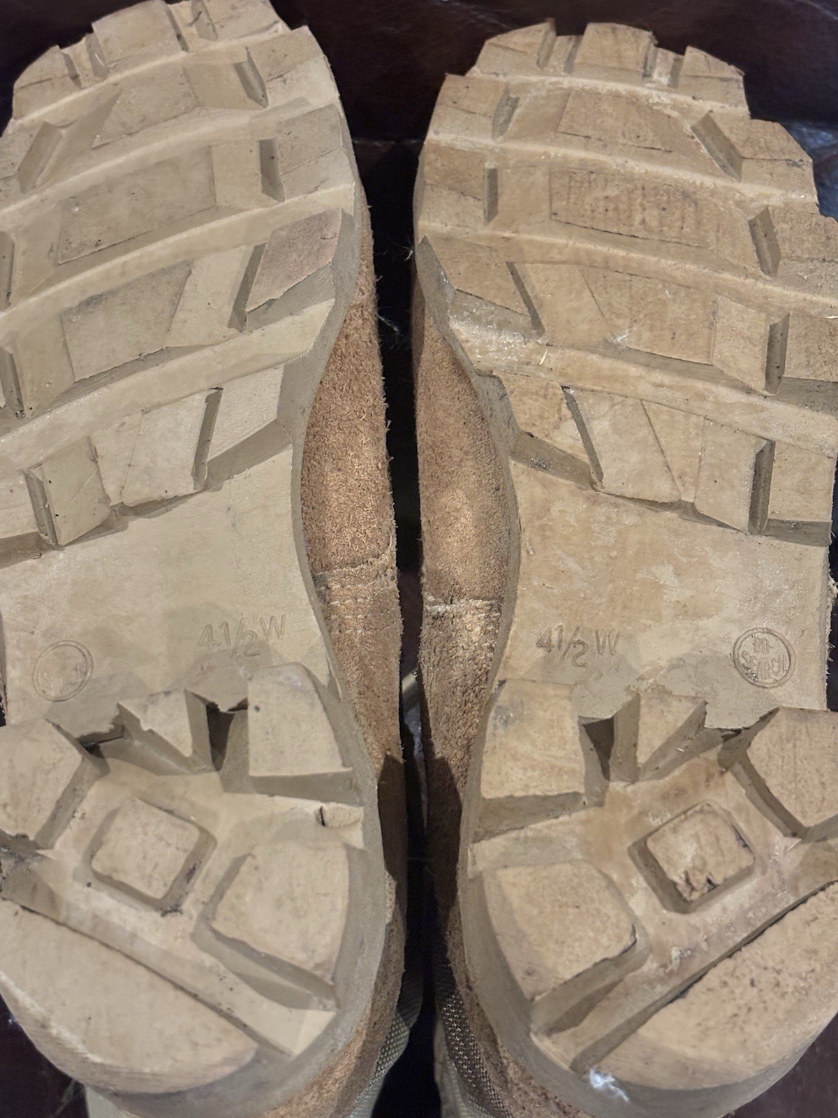 Vintage Altama American Military Gear Tan Desert Combat Boots Size 4 1/2 Wide