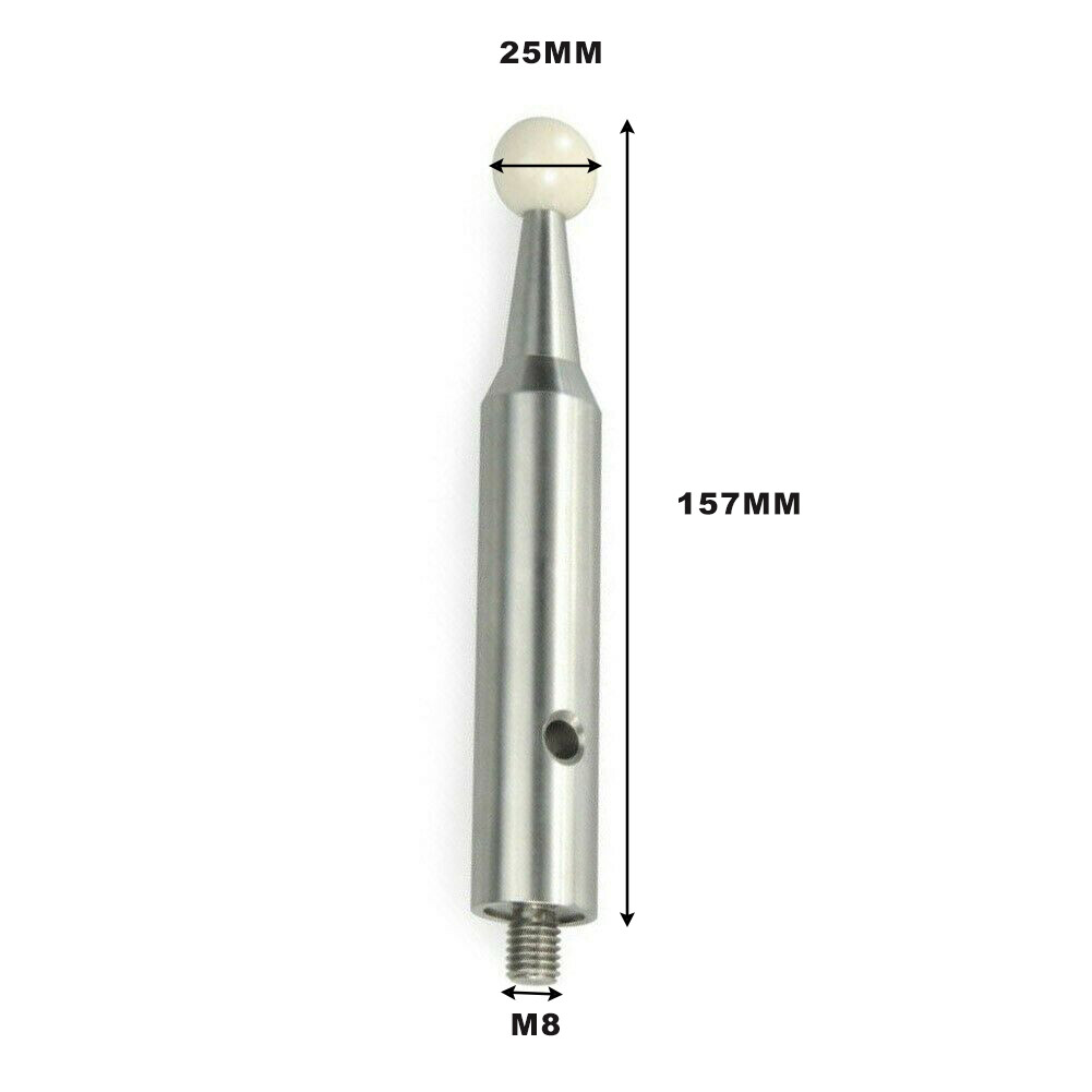 Sell M8 Thread CMM Precise Calibration Sphere Ceramic Ball 25mm Diameter 157mm