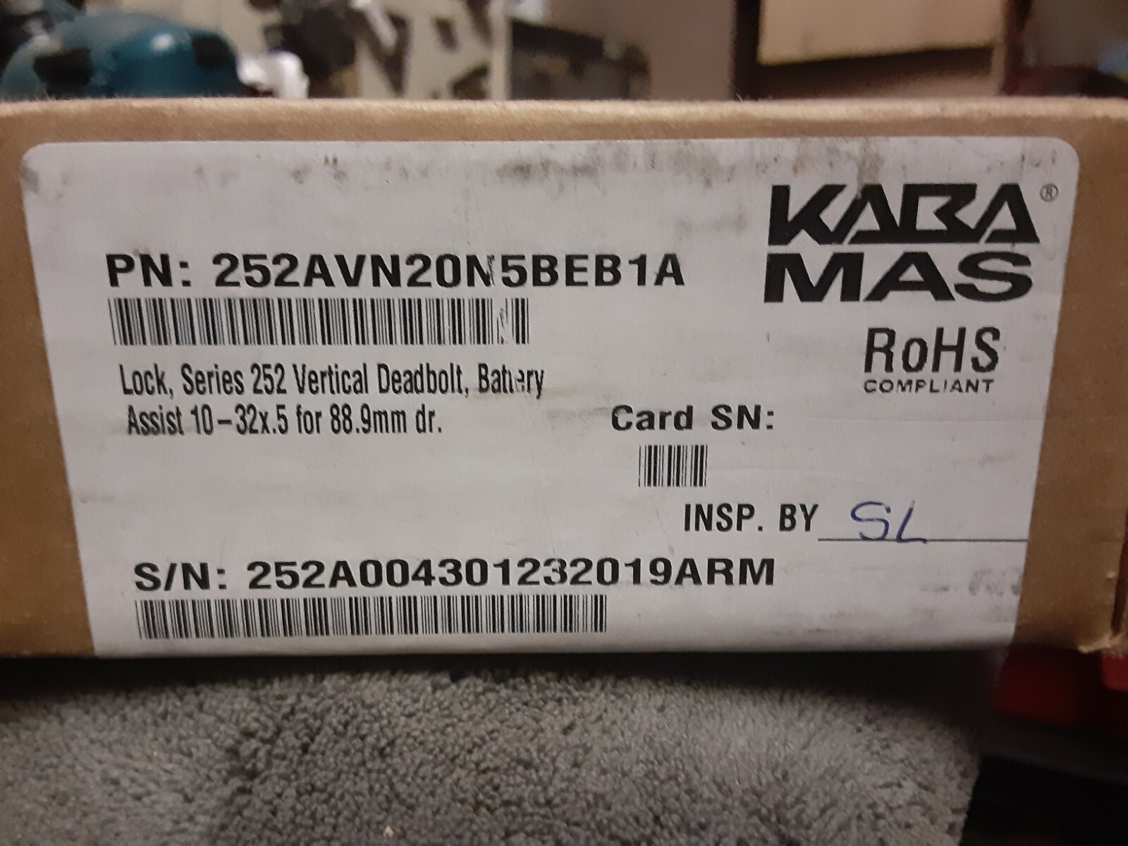 Kaba mas electric lock