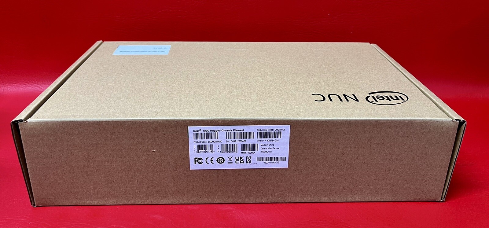 Intel BKCMCR1ABC CMCR1ABC NUC Rugged Chassis Element / No SSD Or Ram