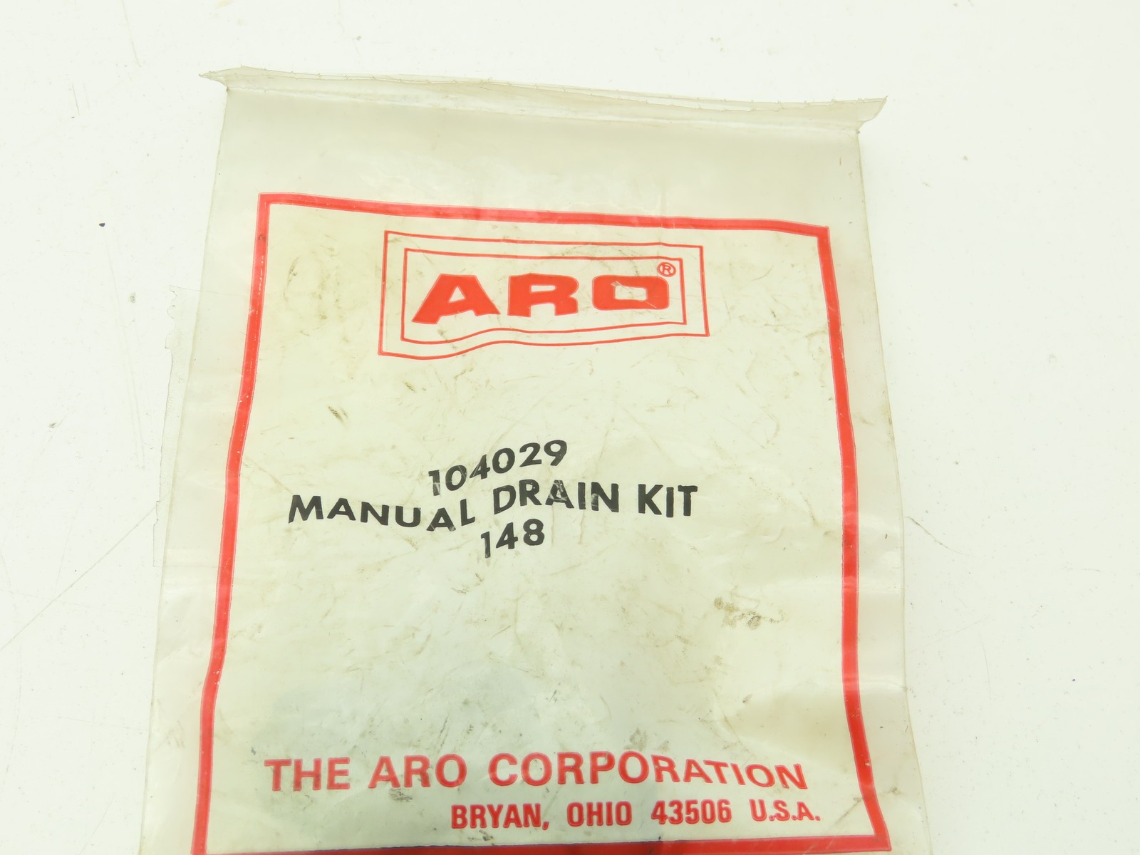 ARO 104029 Pneumatic Filter Manual Drain Kit  -Lot of 5