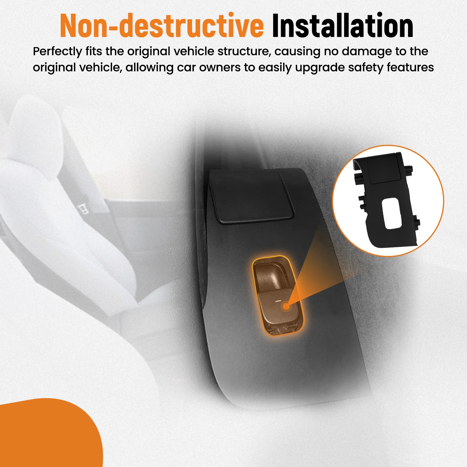 Door Release Handle & Cable Assembly for Tesla Model Y Model 3 2019-2024