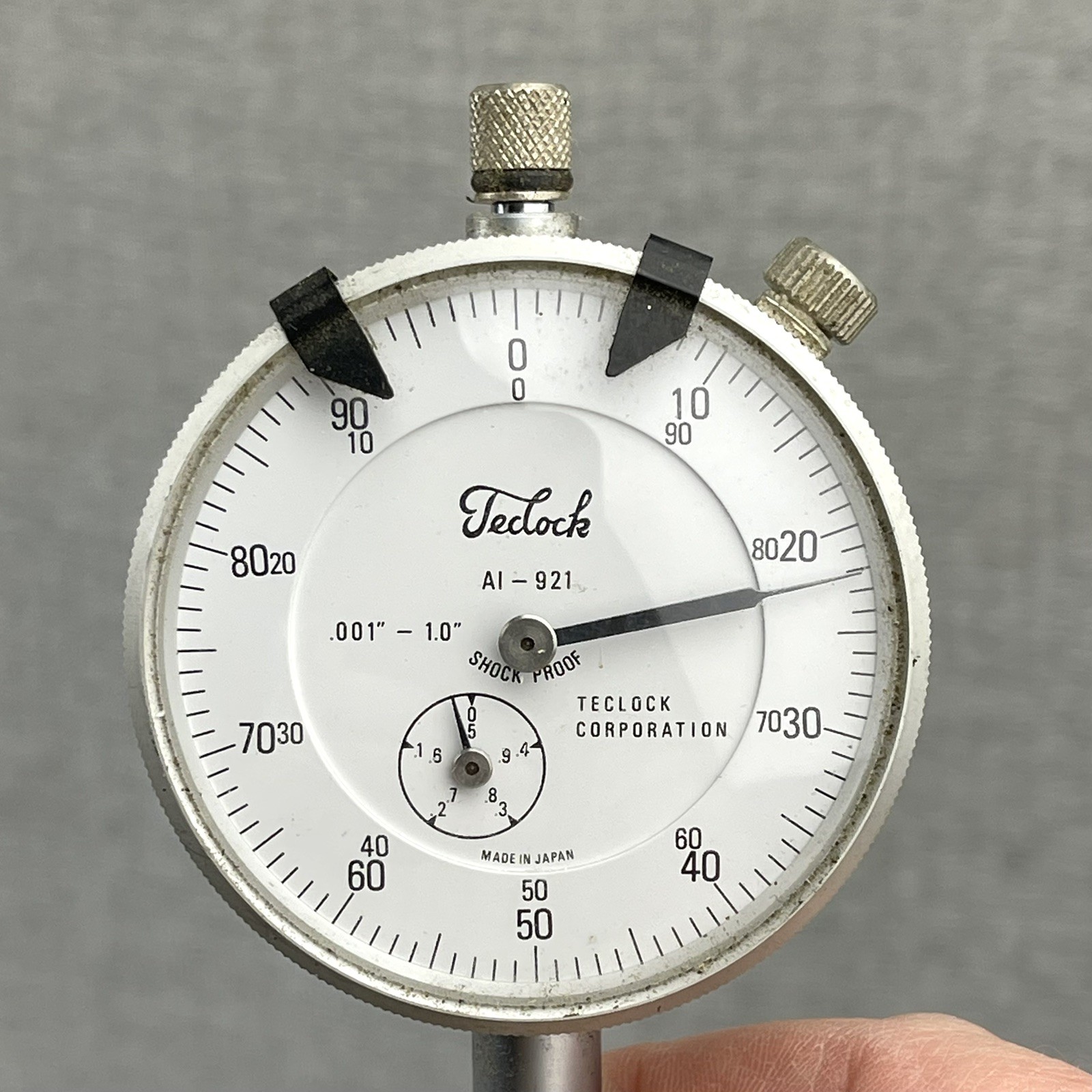 TECLOCK AI-921 Machinist Dial Gauge 0.001” - 1.0" Japan
