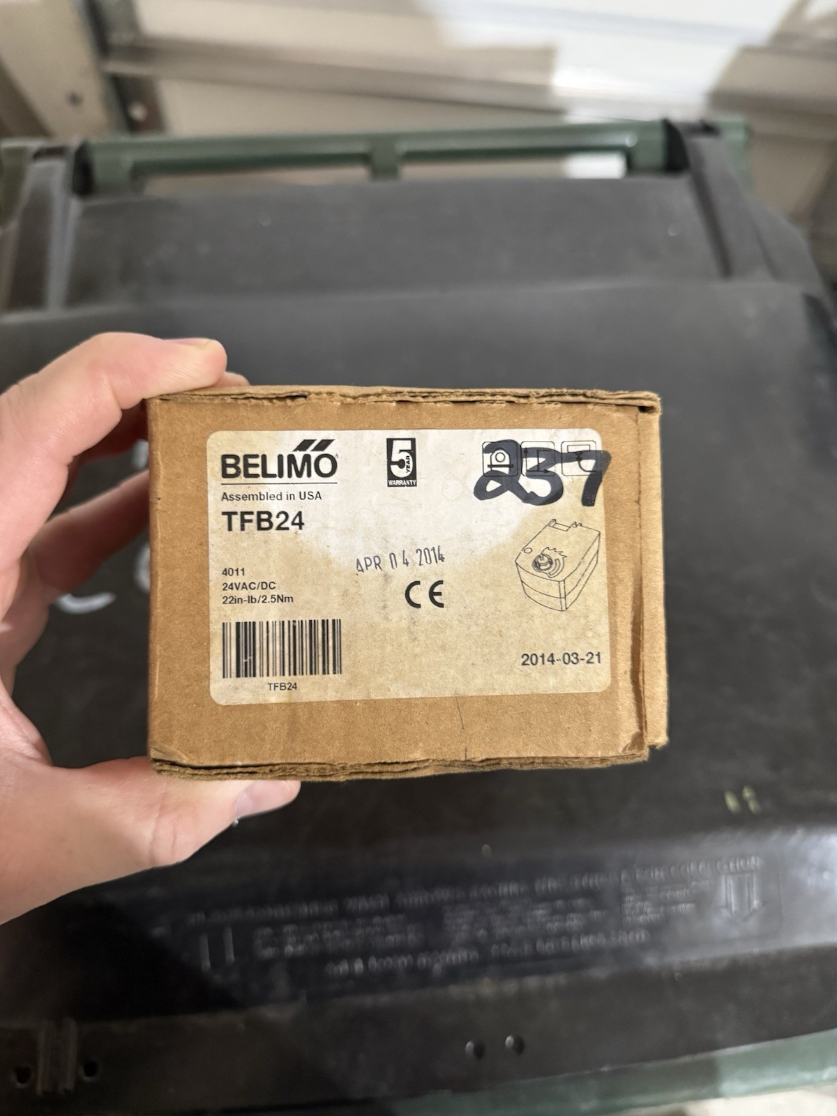 Belimo TBF24 Electric Actuator 24vac/Dc New In Box