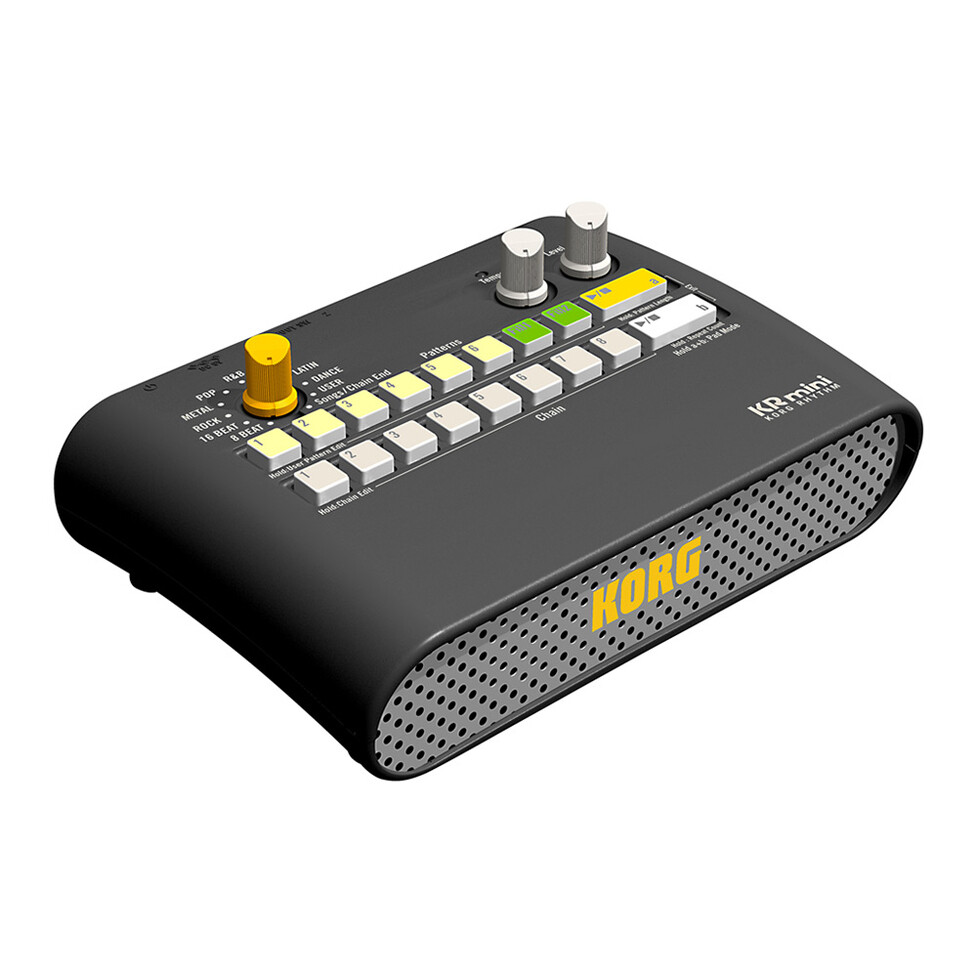 KORG KR Mini Compact Drum Machine With Built In Speaker Body Only