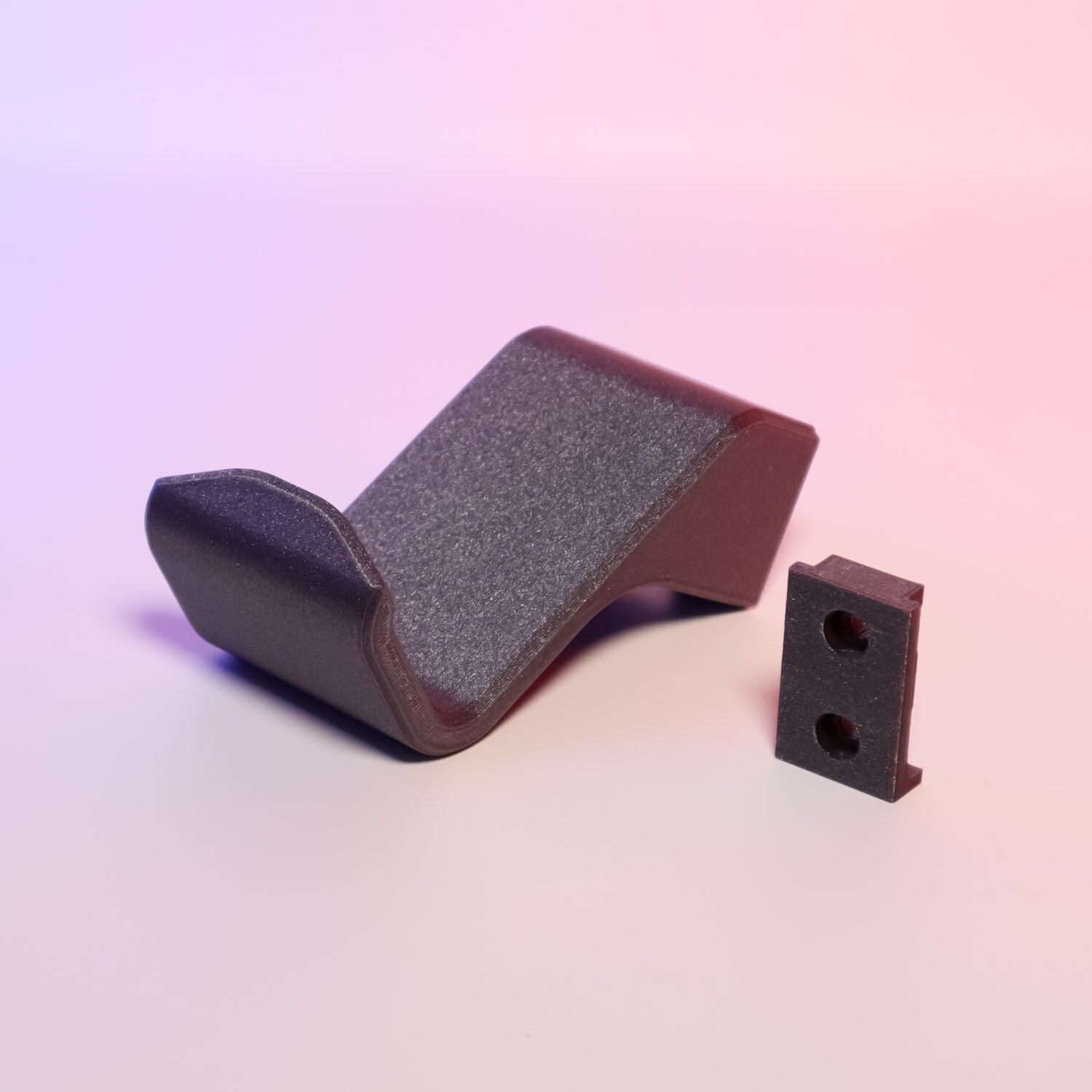 Wall-Mounted Controller Holder Minimal Gaming Accessory Space-Saving