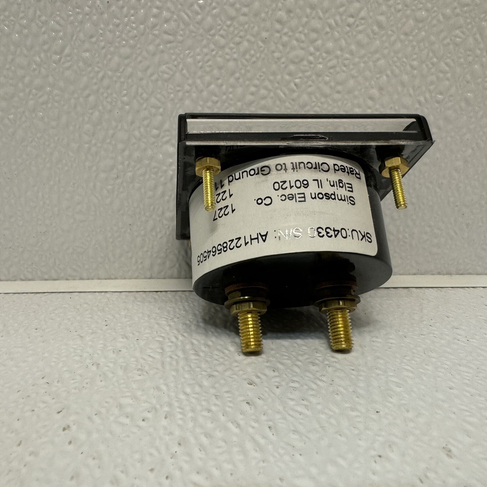 Simpson Analog Panel Meter 04330
