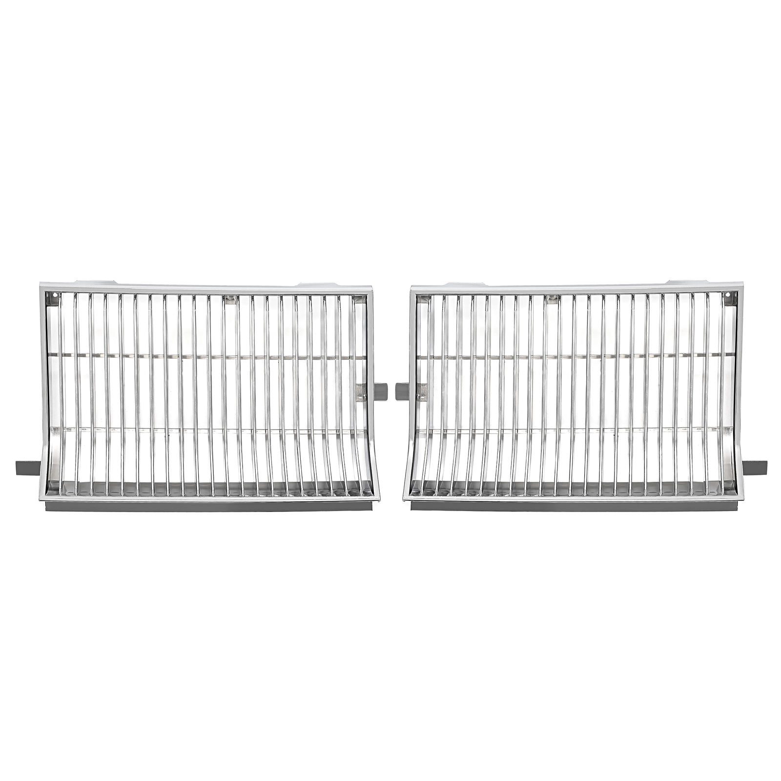 Silvery Grille Grill For 1981-86 Oldsmobile Cutlass Chrome 22531190 22531191