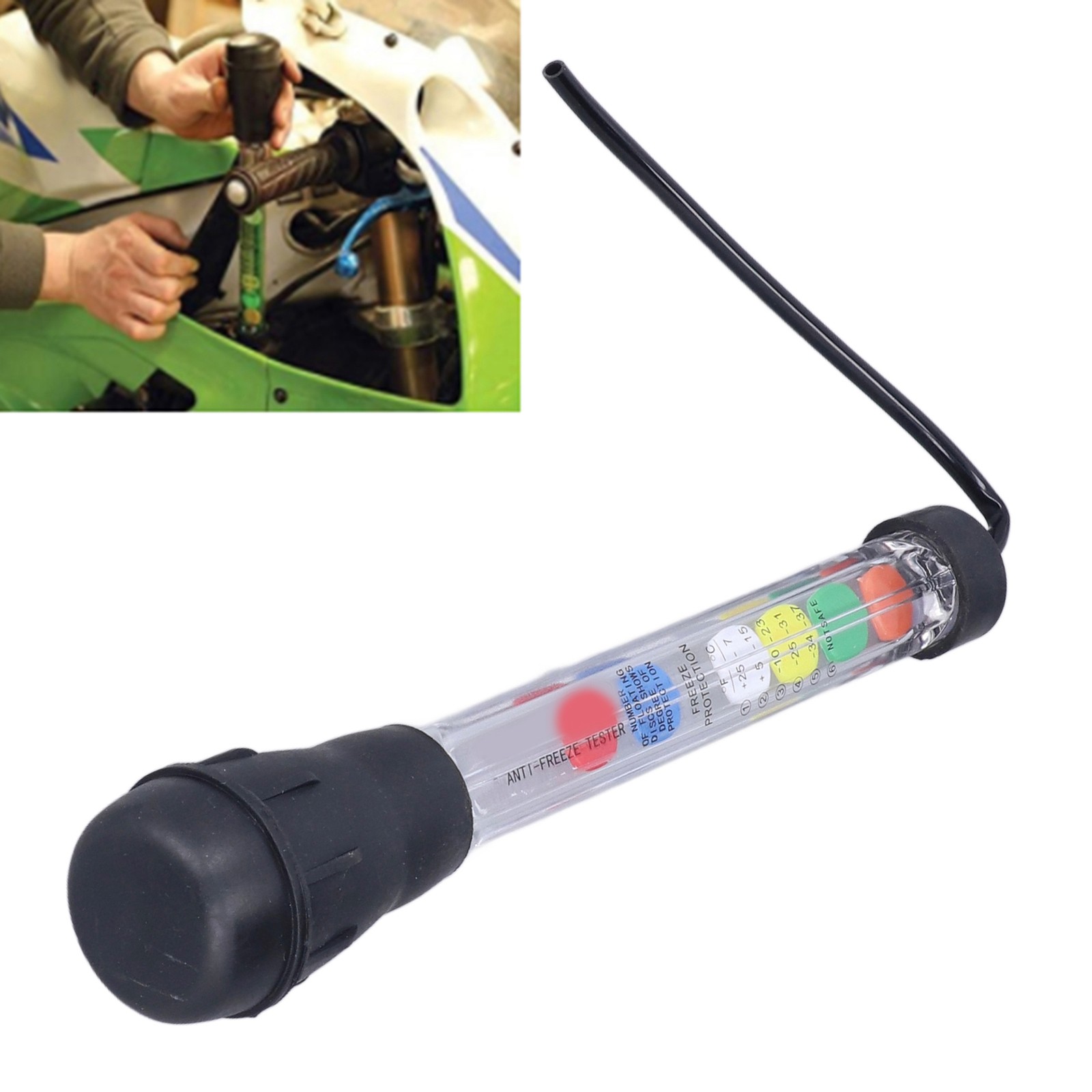 New Car Hydrometer Tester Precision Gravity Float Acid Quality Analyzer Density