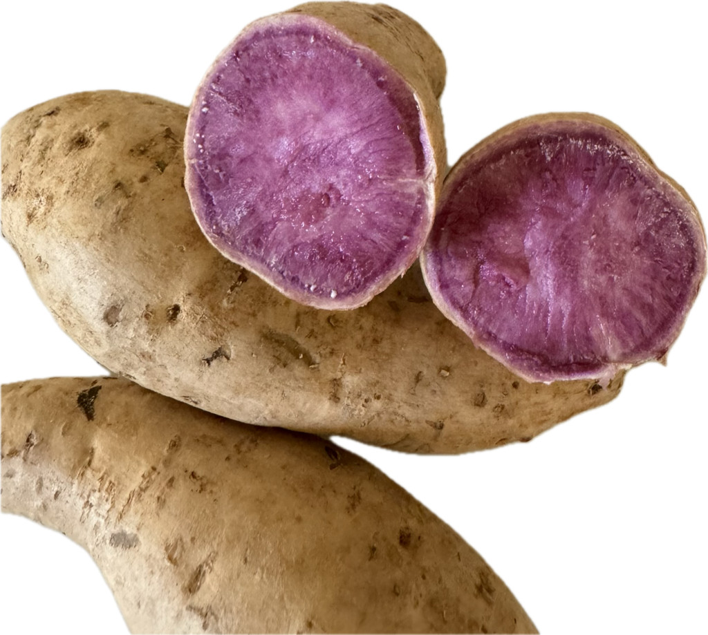 Fresh Japanese Okinawan Purple Sweet Potatoes Hawaiian Yam Ube - By The Pounds