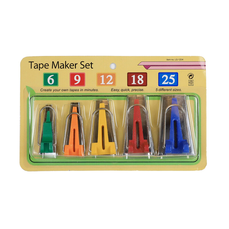 60pcs Fabric Bias Binding Tape Maker Kit Binder Foot For Sewing Quilting Sew Kit