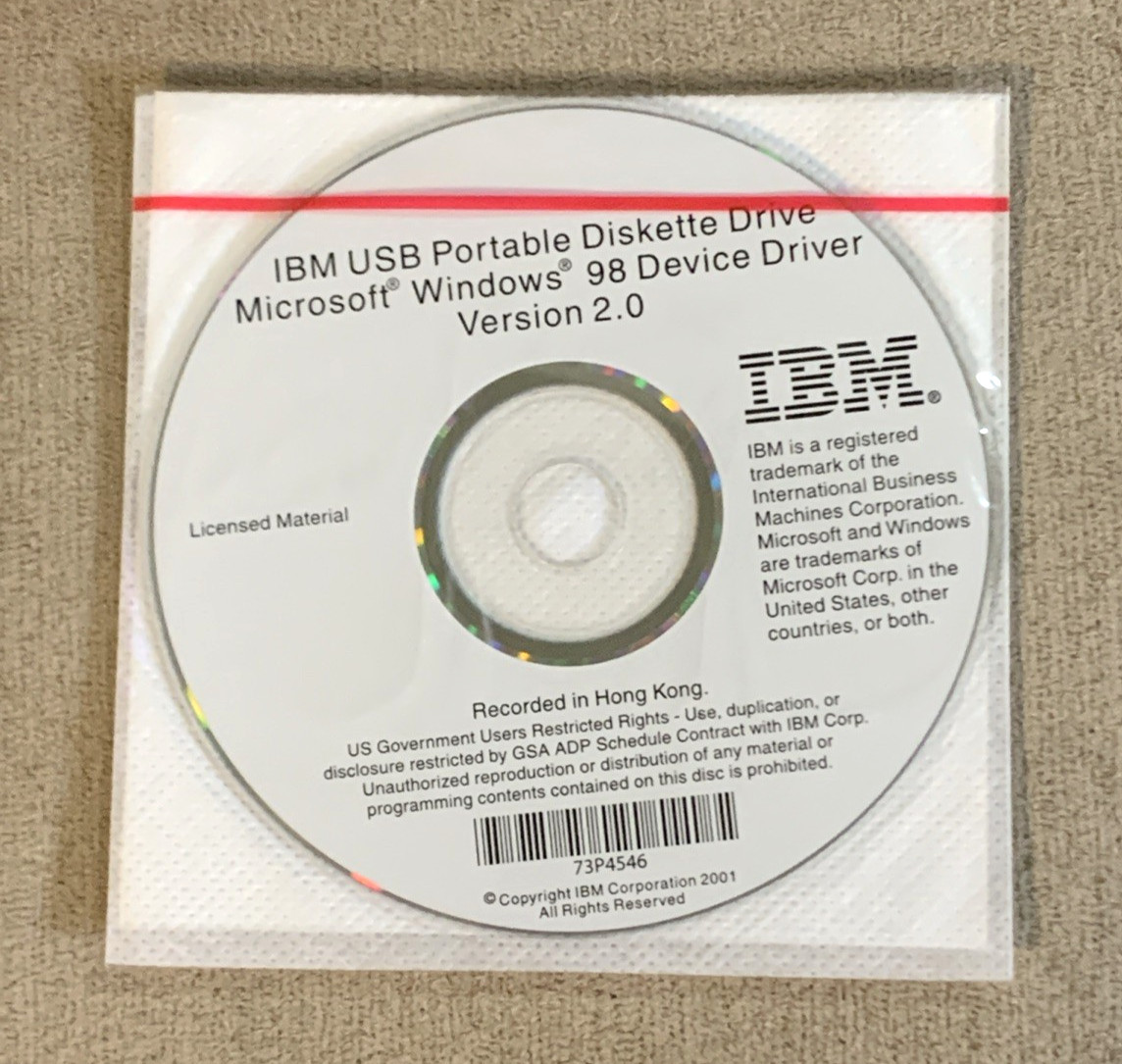 IBM ThinkPad USB Portable Diskette Drive & Accessories