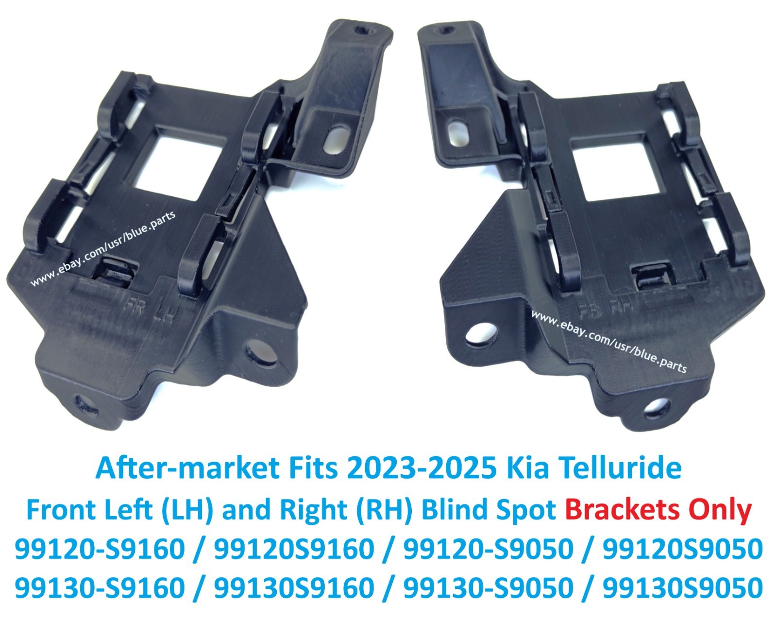 After-market 2023-2025 Kia Telluride Front Right and Left Blind Spot Brackets