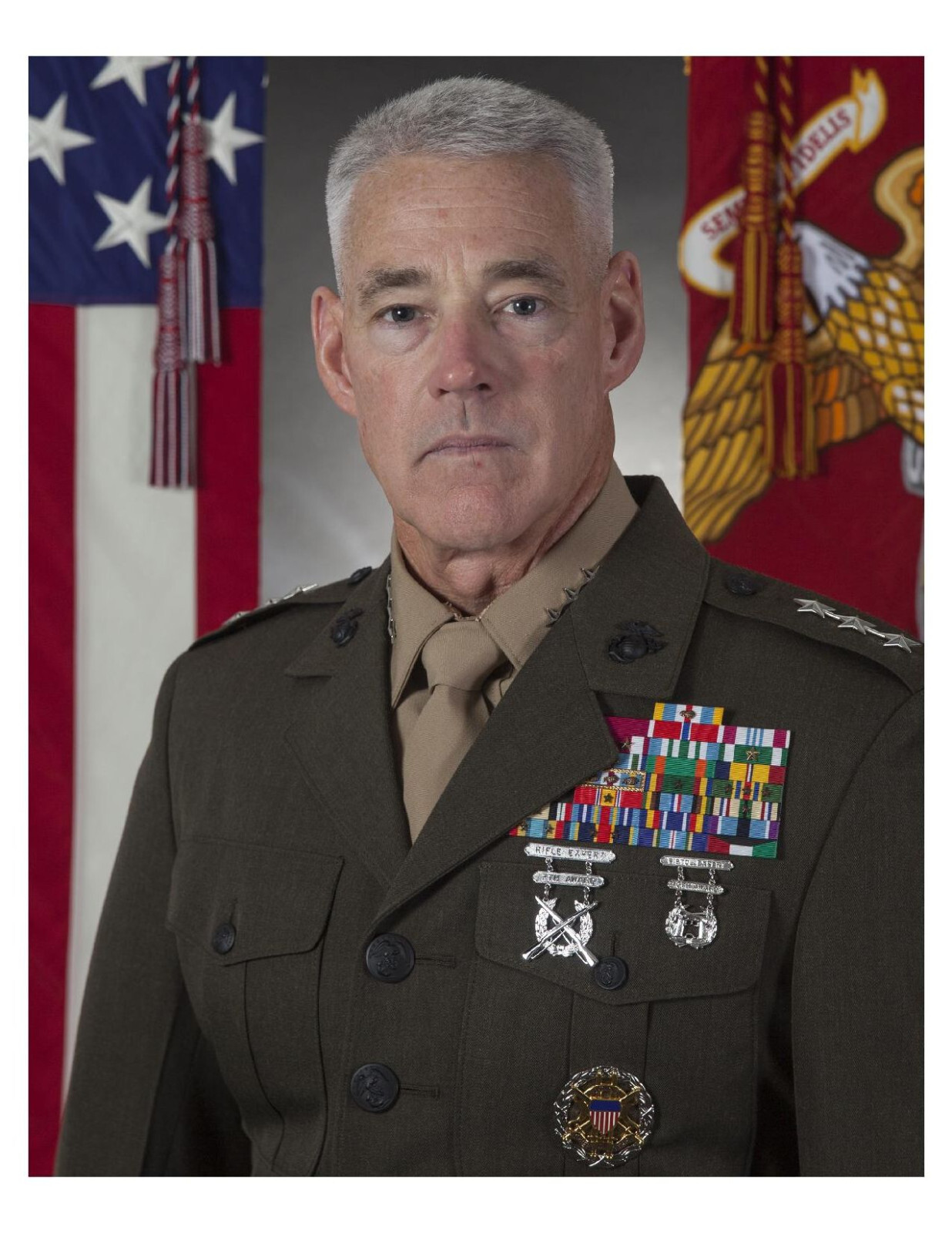 United States Marine General Brian D. Beaudreault 8x10 Photo On 8.5" x 11"