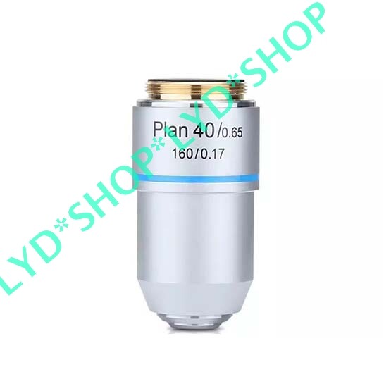 1pc New 195 Plan 40/0.65 160/0.17 Achromatic Objective Lens Thread RMS 20.2mm