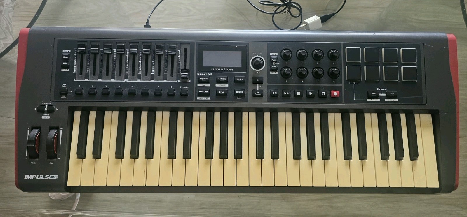 Novation Impulse 49 USB MIDI Controller – 49 Keys with Pads (Used)